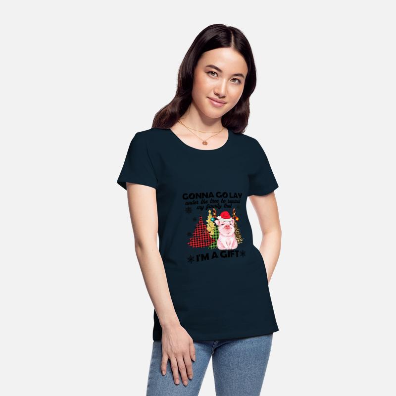 Pig Lady Lay Under Christmas Tree To Remind Family