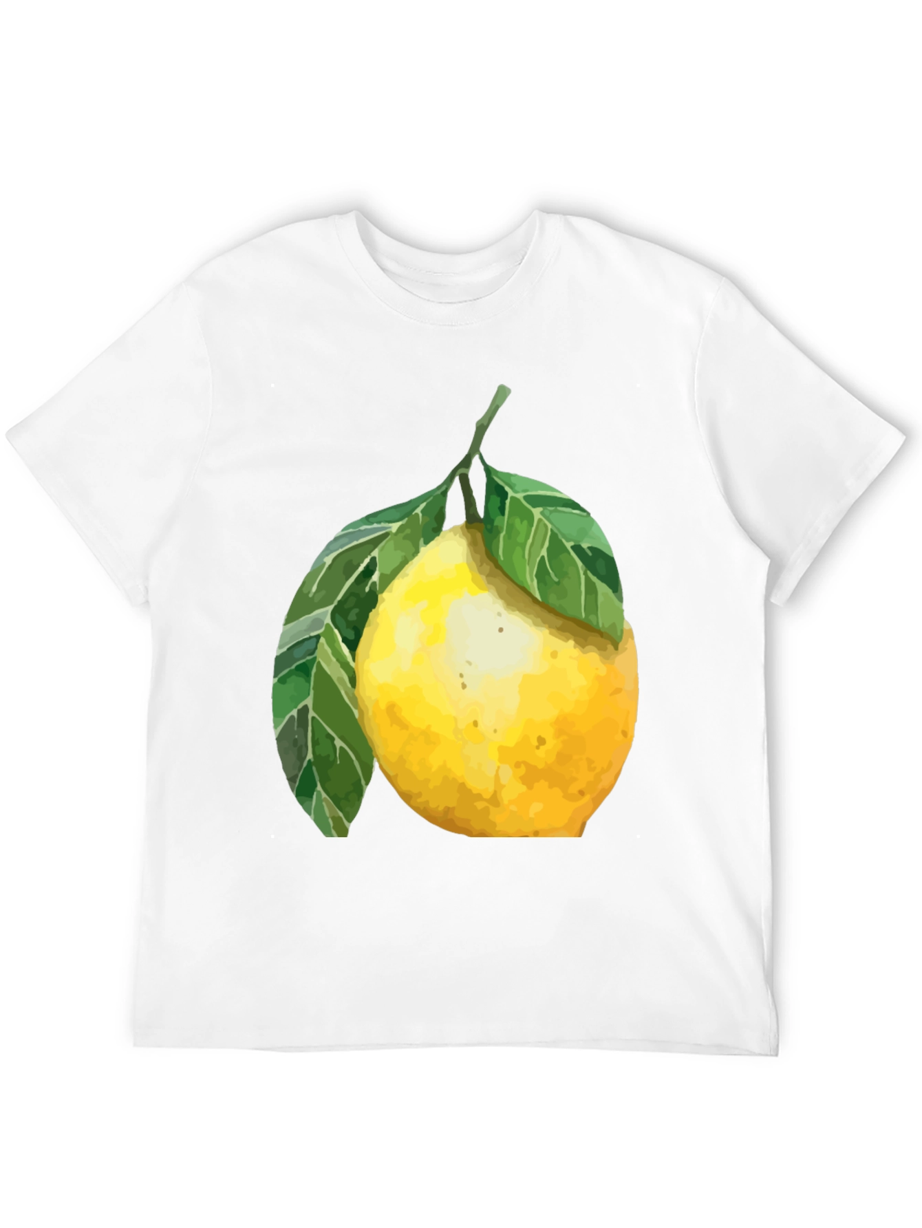 Lemon Graphic T-Shirt - Black Cotton Tee