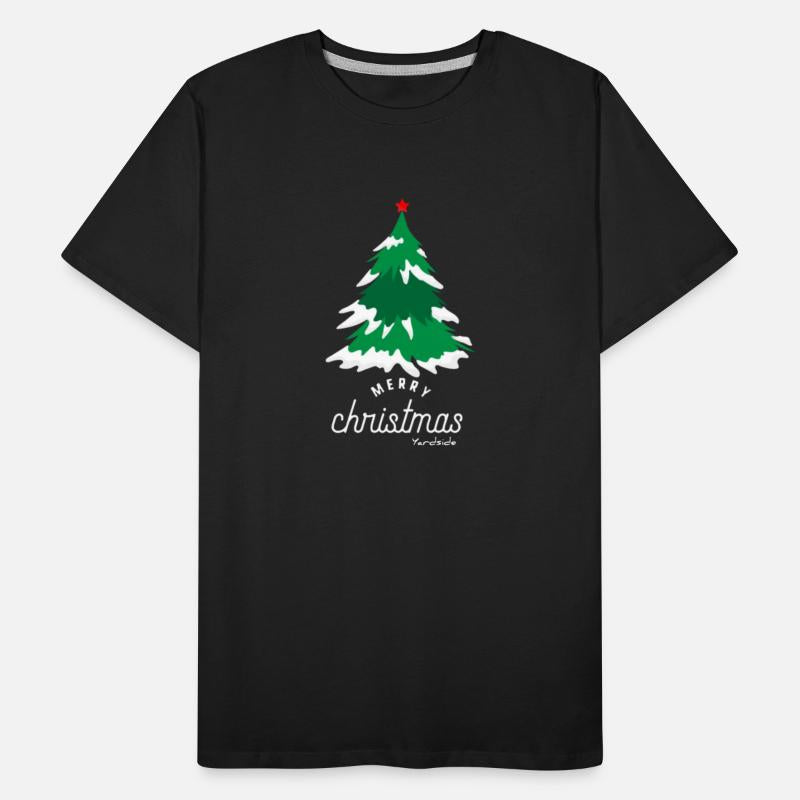 Pine Merry Christmas tree Yardside font logo