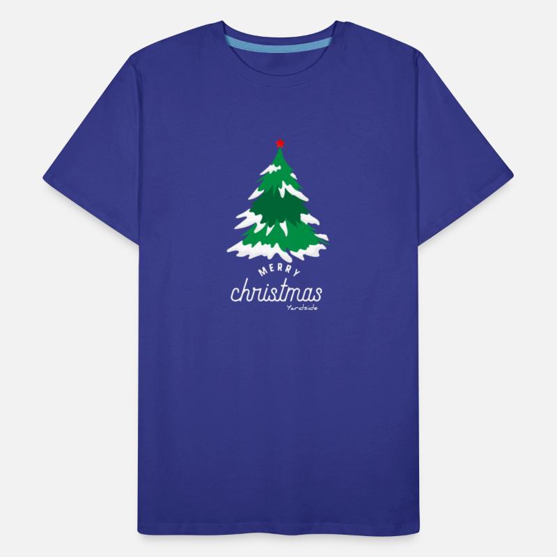 Pine Merry Christmas tree Yardside font logo
