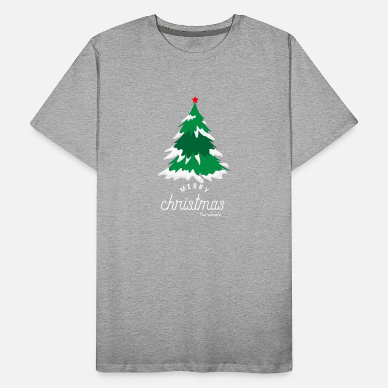 Pine Merry Christmas tree Yardside font logo