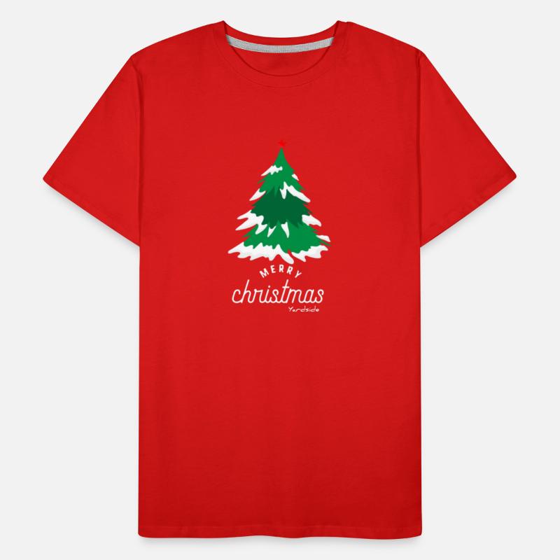Pine Merry Christmas tree Yardside font logo