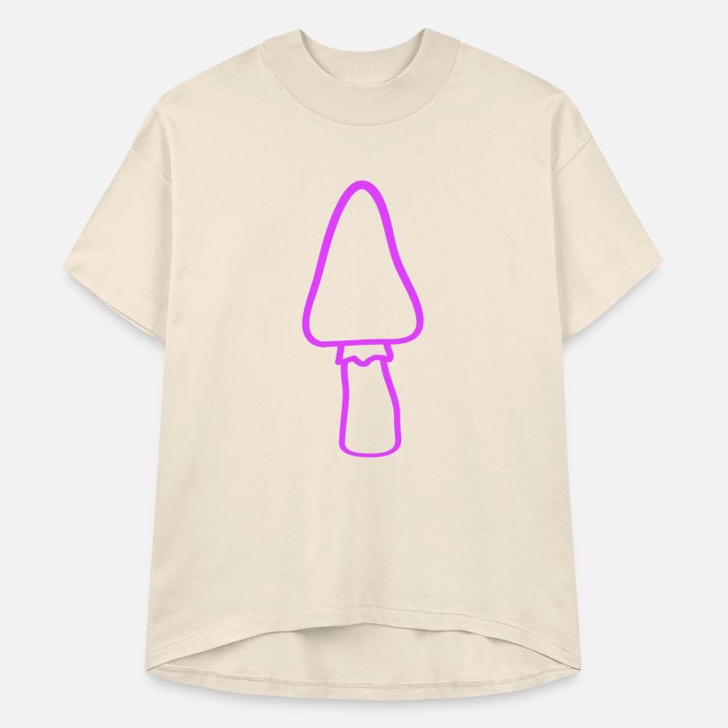 Pink Mushroom Bright Color Cool Fungus Night Plant