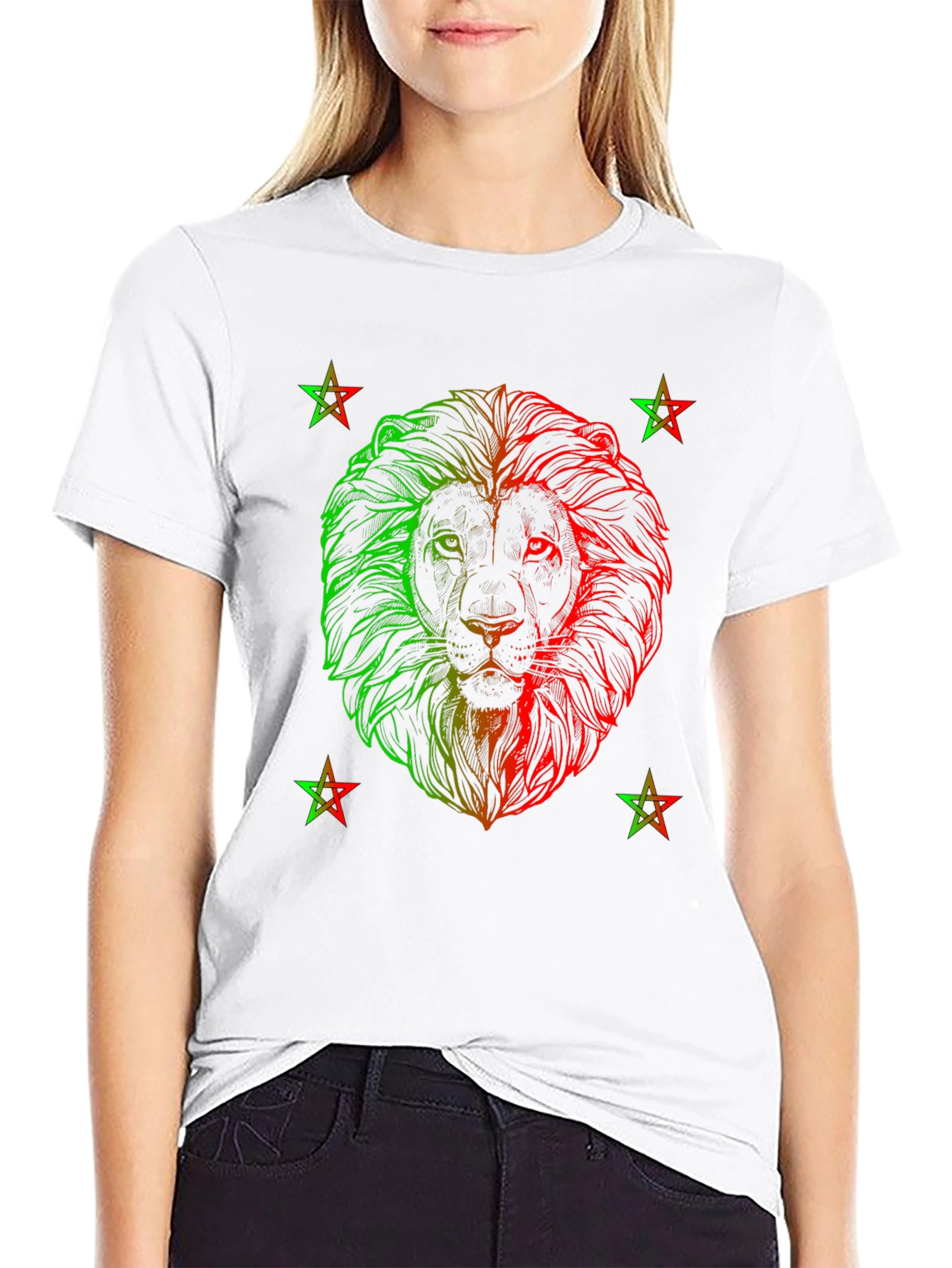 Rasta Lion T-Shirt - Reggae Style Graphic Tee