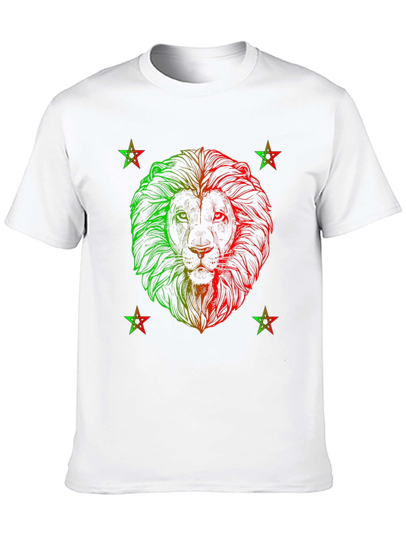 Rasta Lion T-Shirt - Reggae Style Graphic Tee