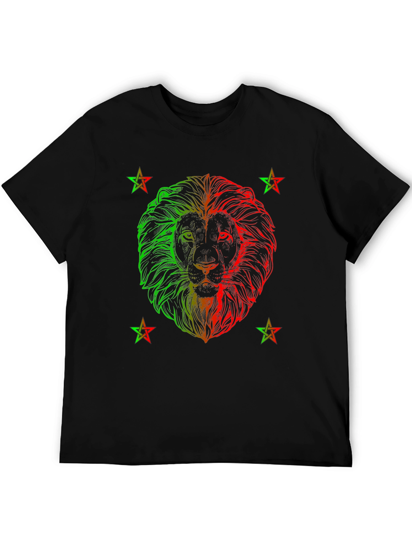 Rasta Lion T-Shirt - Reggae Style Graphic Tee