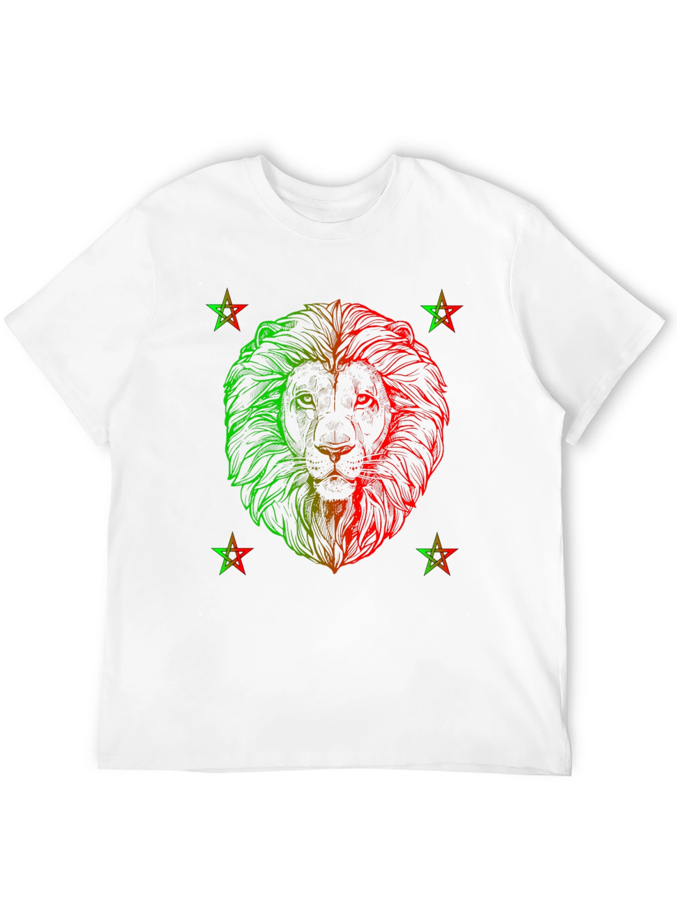 Rasta Lion T-Shirt - Reggae Style Graphic Tee