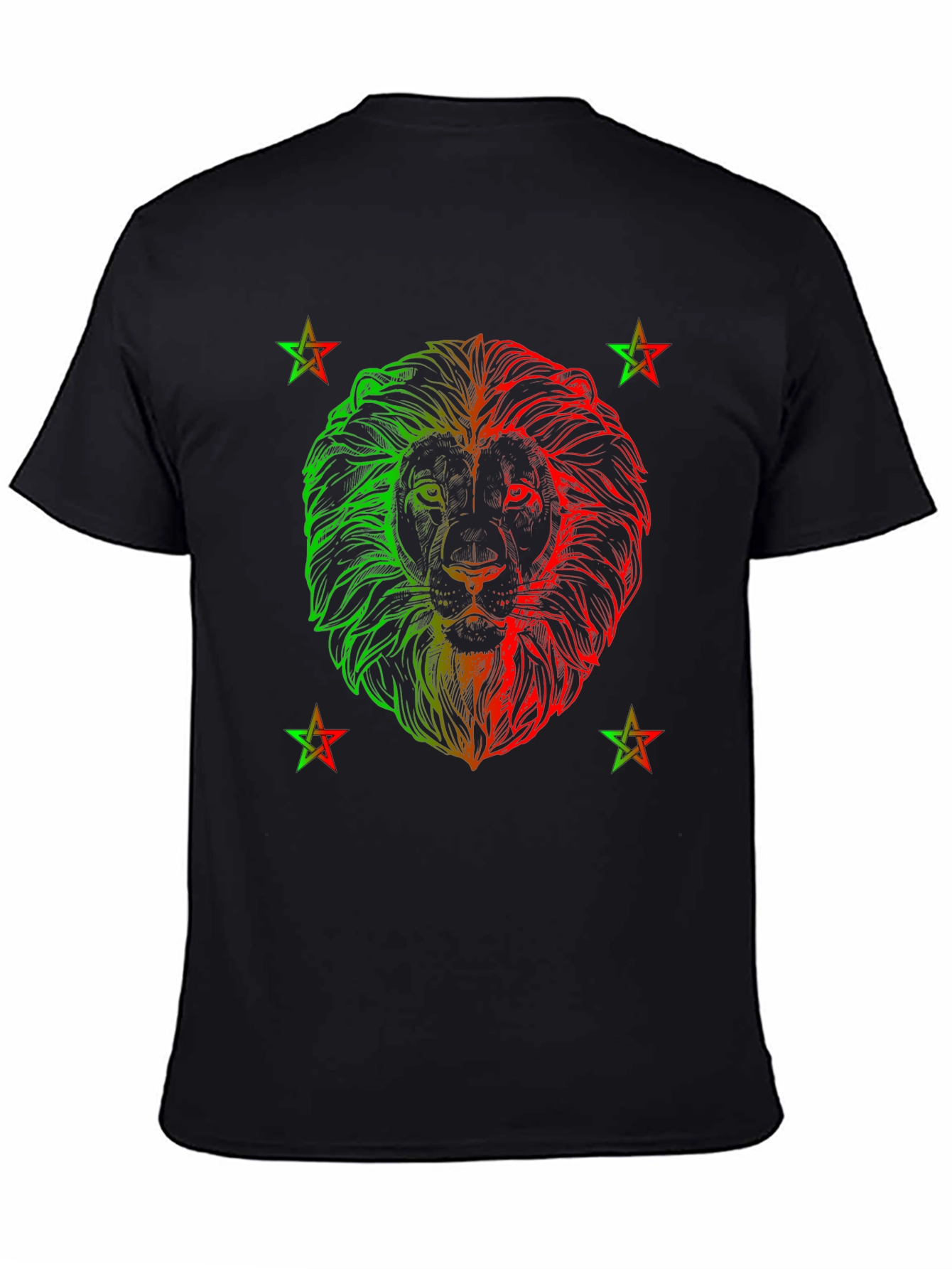 Rasta Lion T-Shirt - Reggae Style Graphic Tee