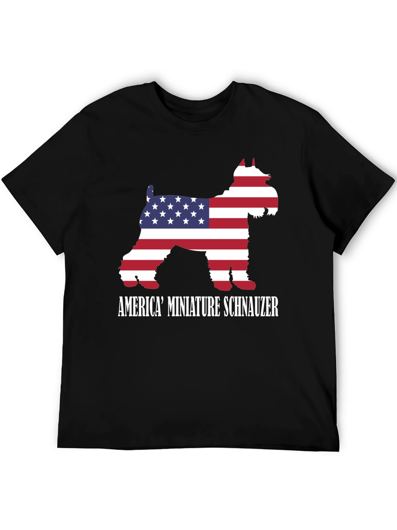 America Miniature Schnauzer T-Shirt