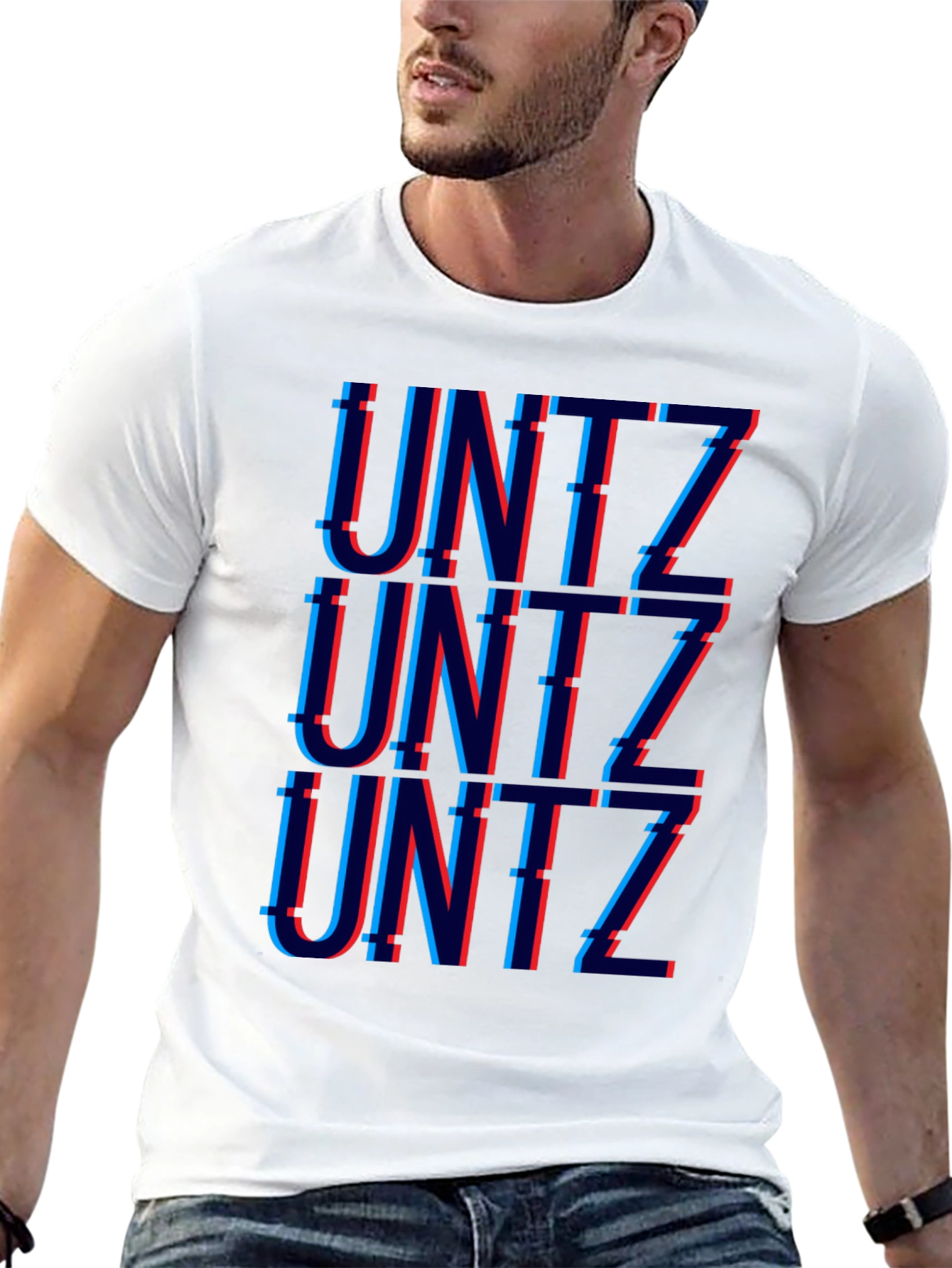 Unitz Glitch Graphic T-Shirt - Black