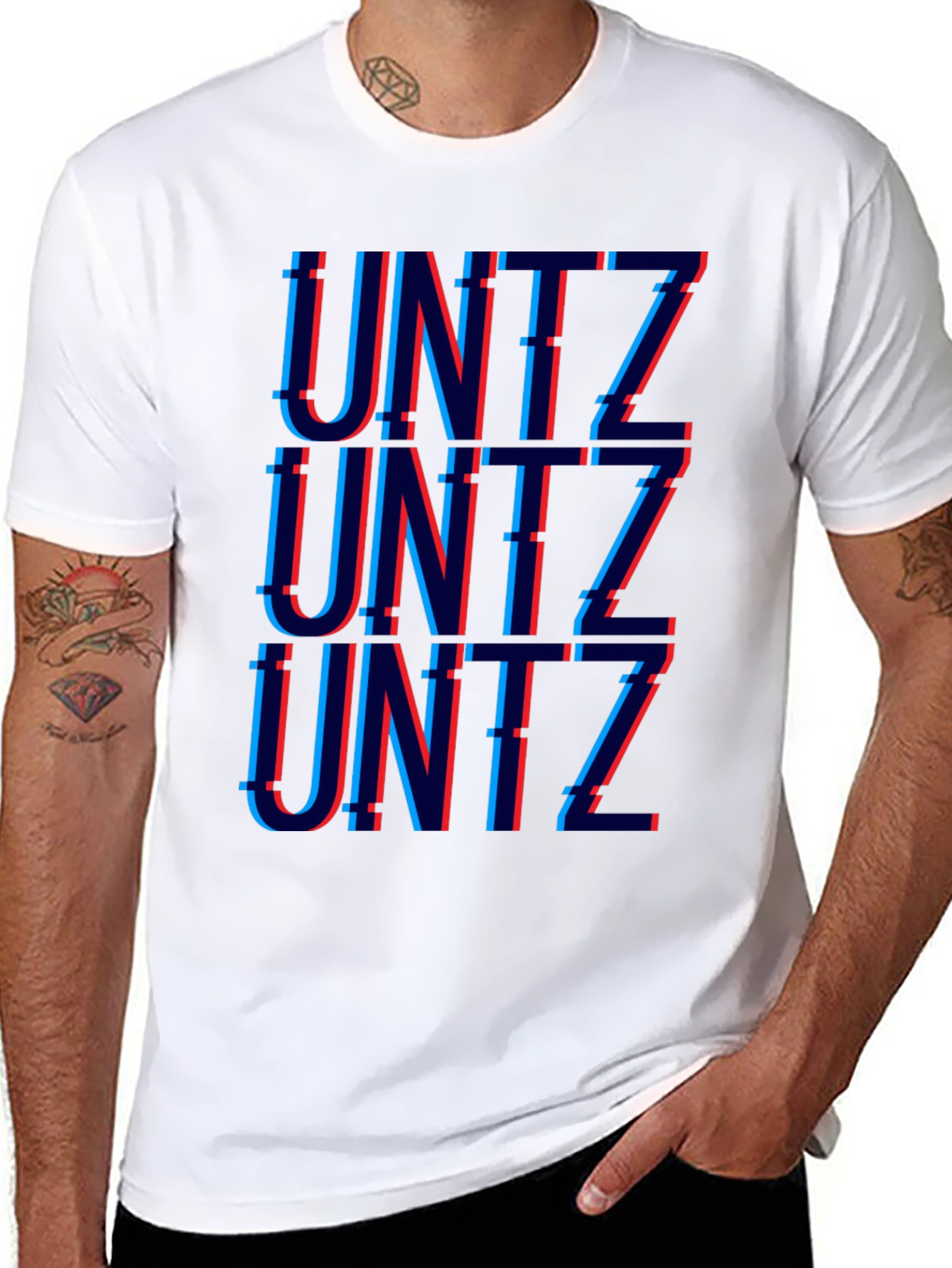Unitz Glitch Graphic T-Shirt - Black