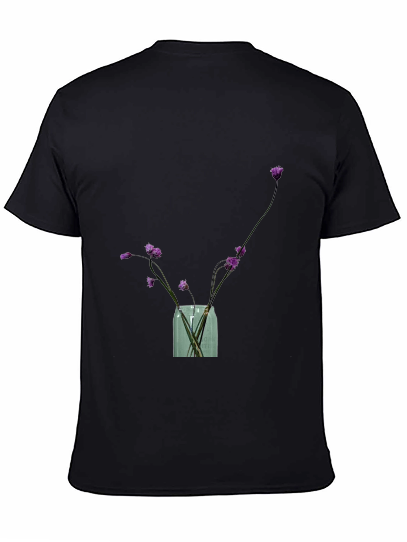 Floral Vase Graphic Tee - Stylish Casual Wear