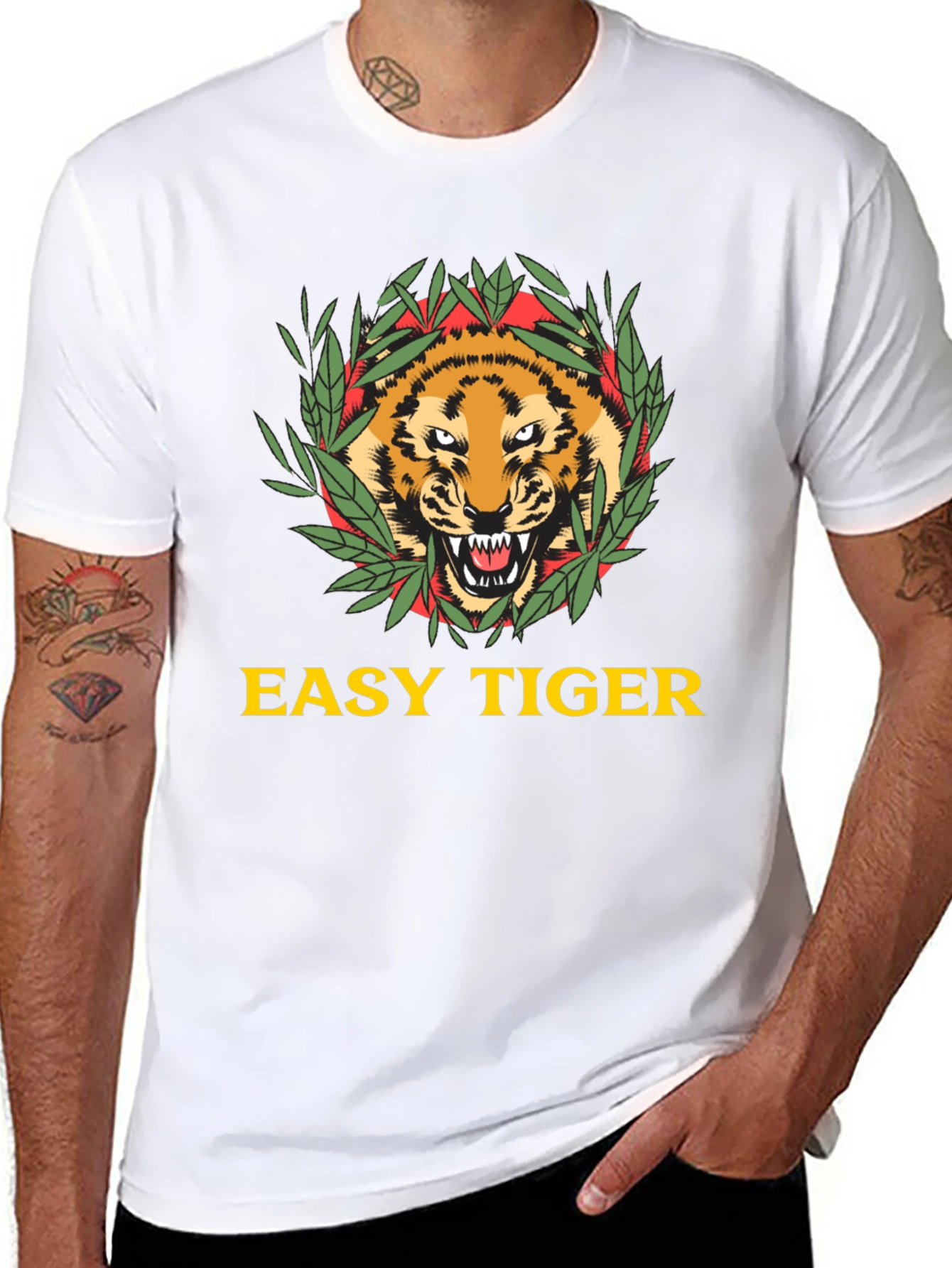 Easy Tiger Graphic Print T-Shirt