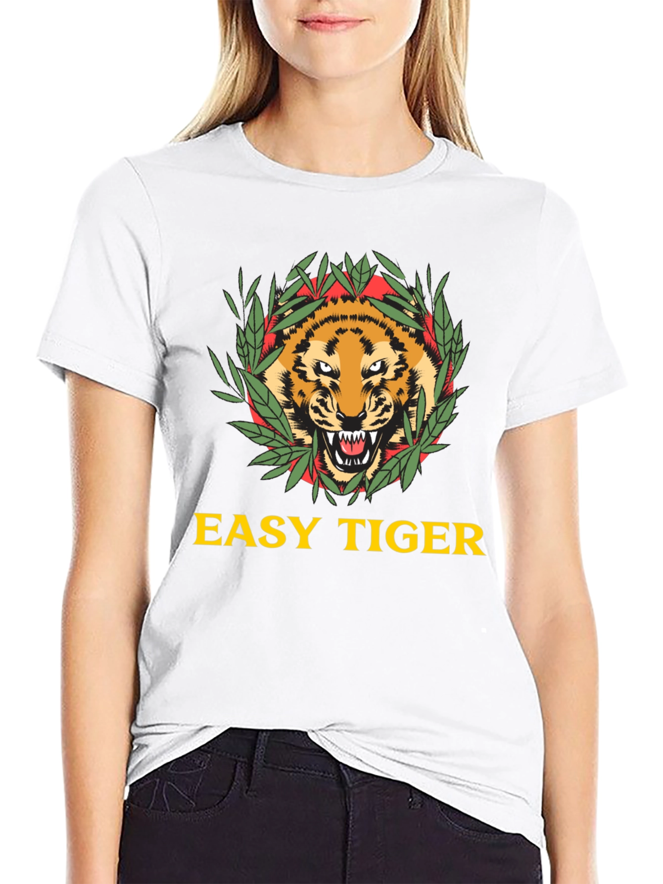Easy Tiger Graphic Print T-Shirt