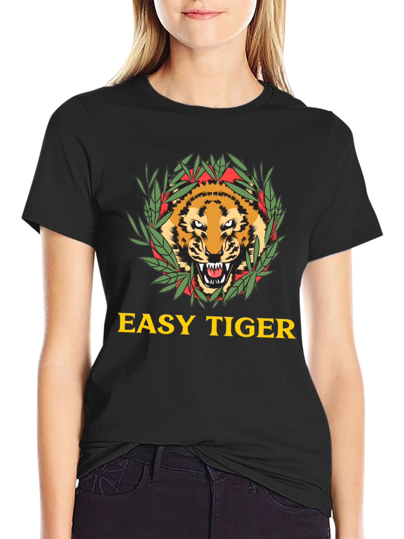 Easy Tiger Graphic Print T-Shirt