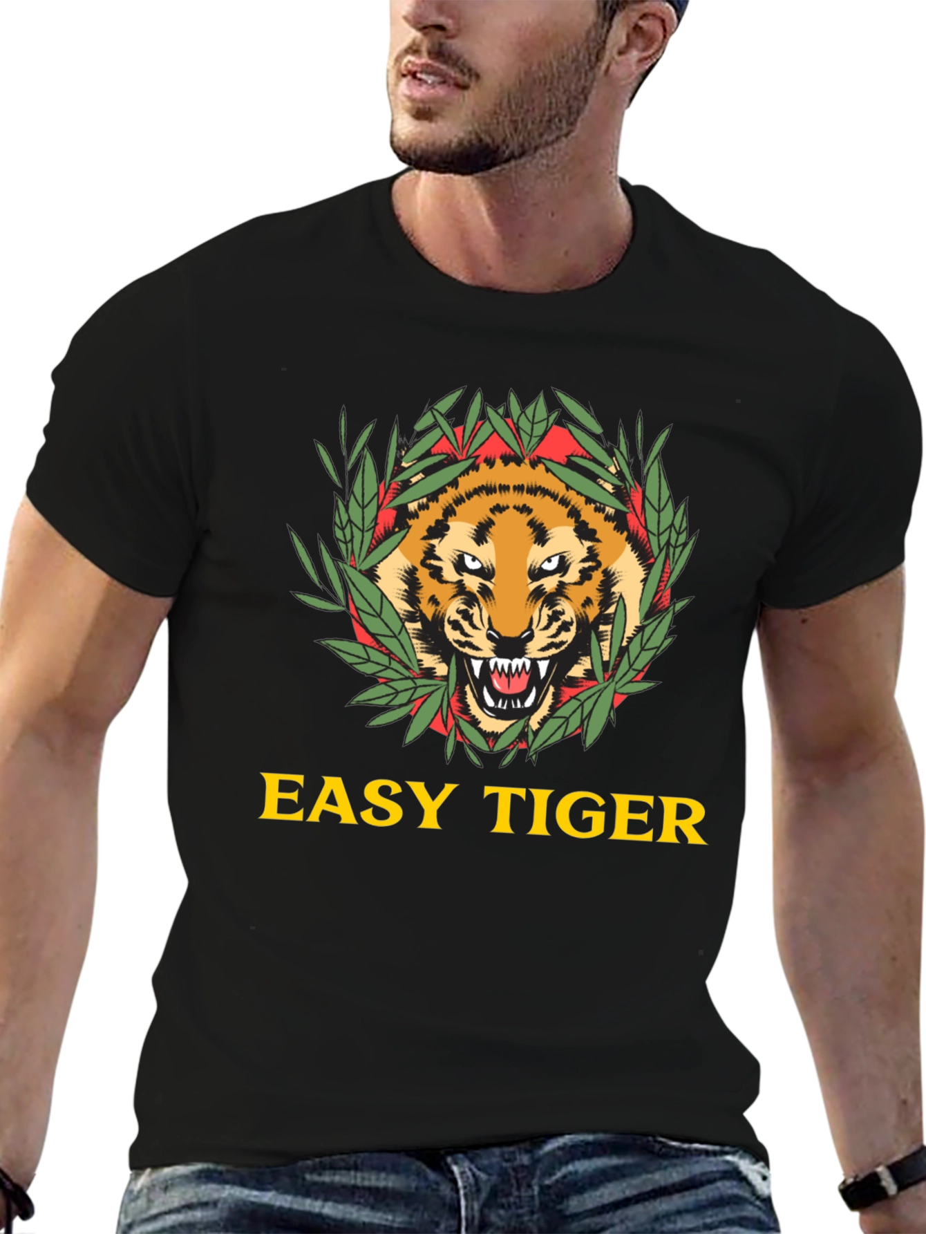 Easy Tiger Graphic Print T-Shirt