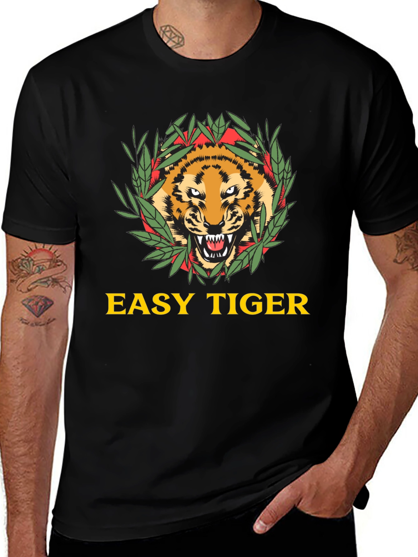 Easy Tiger Graphic Print T-Shirt