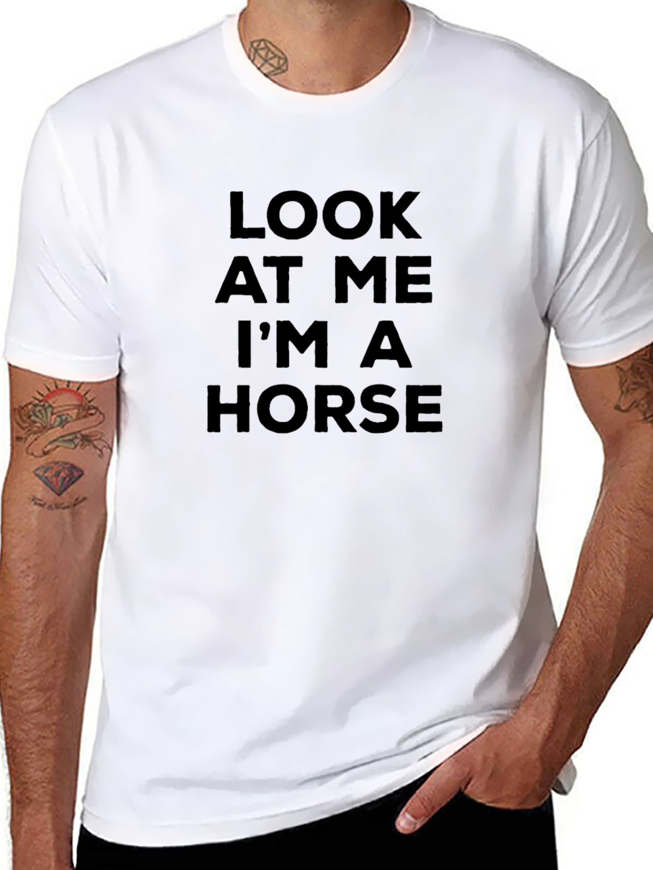 Look at Me Im a Horse Funny T-Shirt