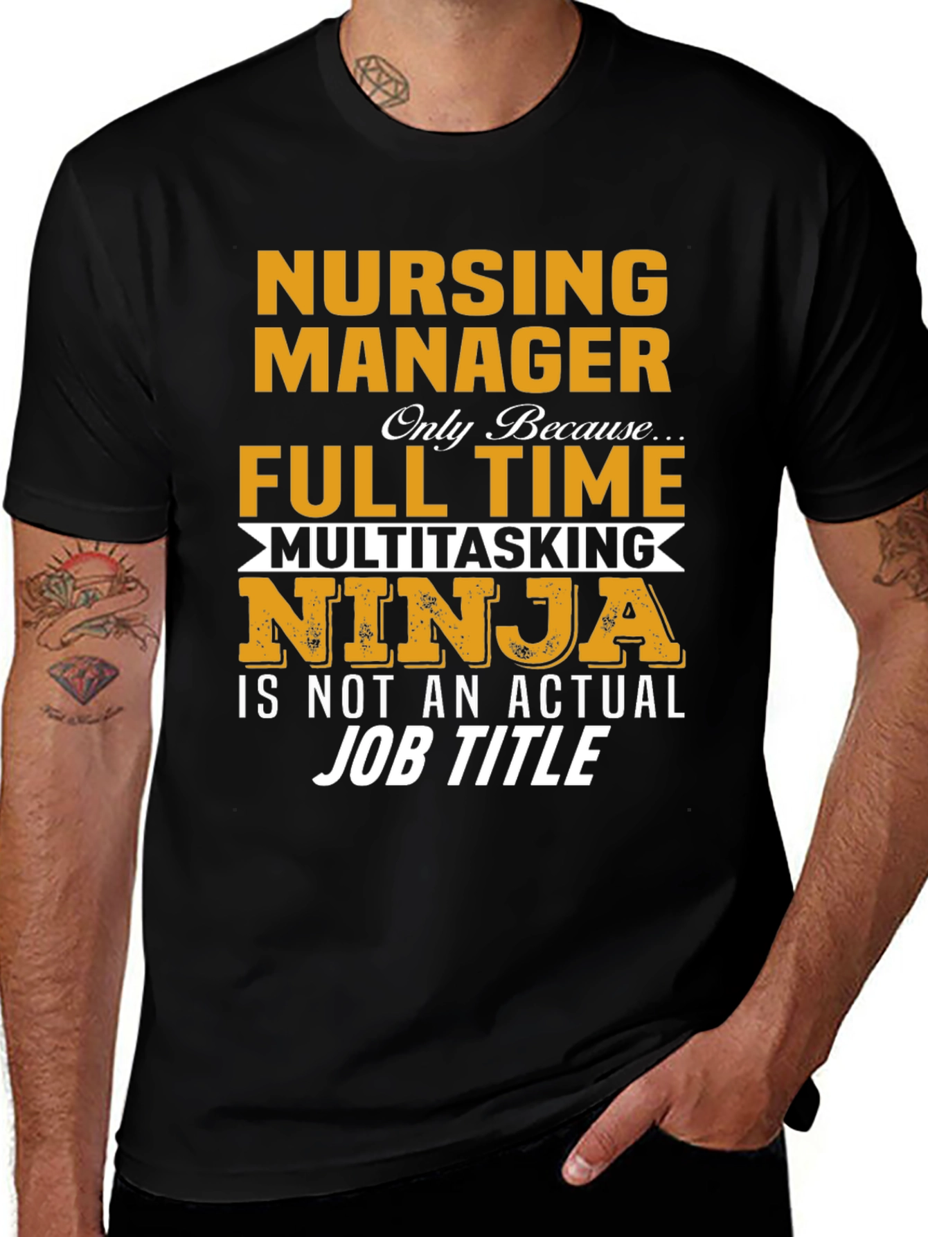 Nursing Manager Multitasking Ninja T-Shirt