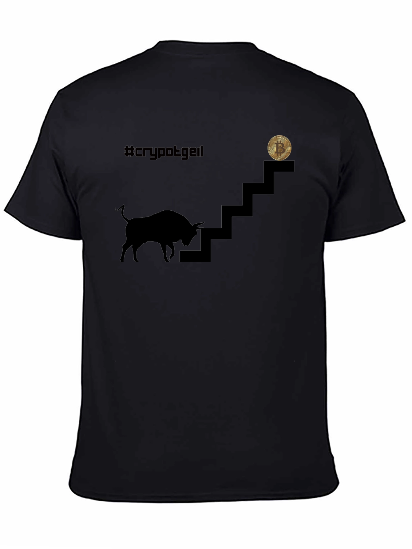 Bitcoin Bull Run Graphic Tee - Crypto Apparel