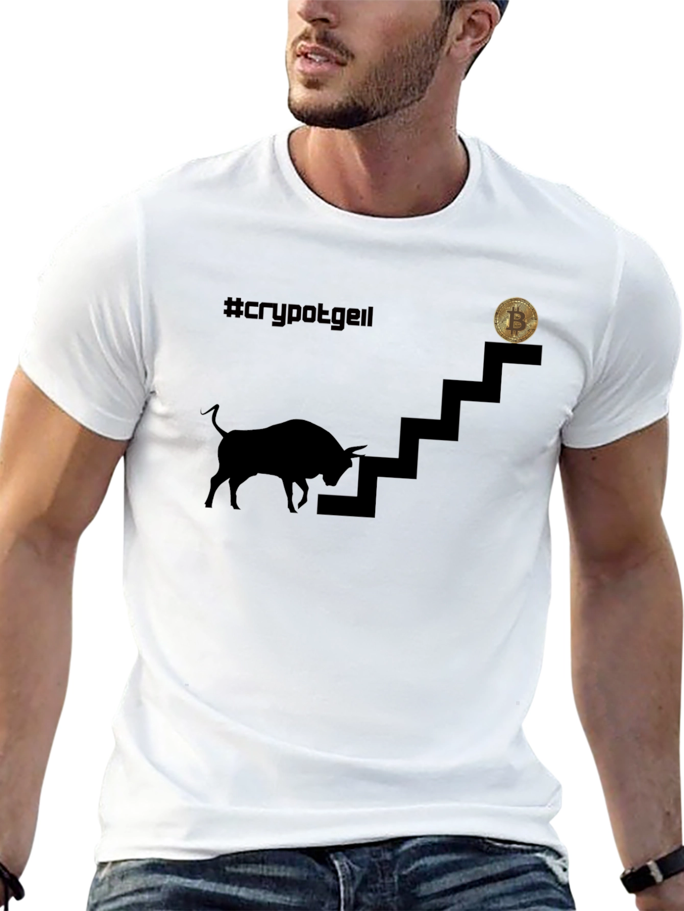 Bitcoin Bull Run Graphic Tee - Crypto Apparel