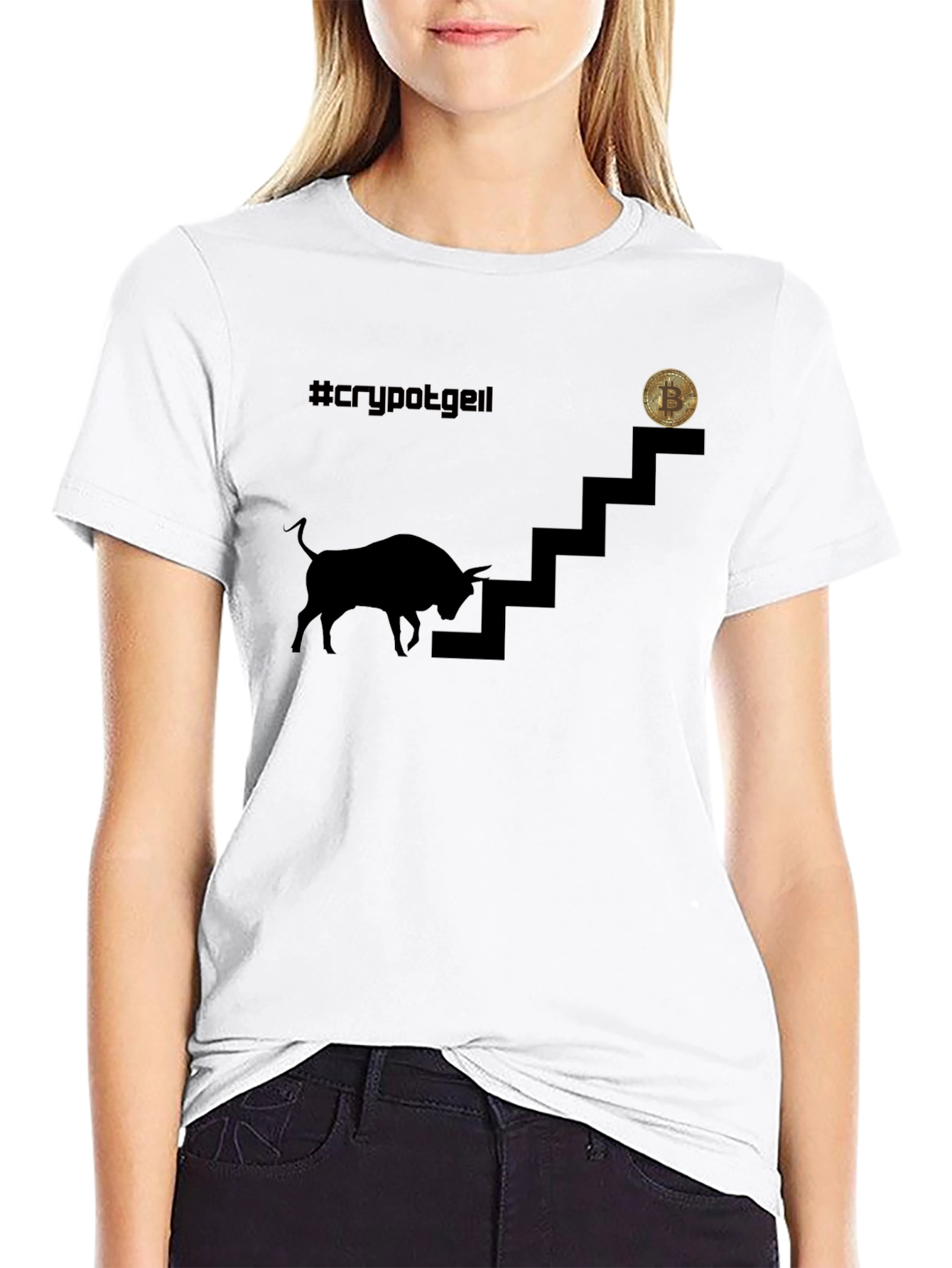 Bitcoin Bull Run Graphic Tee - Crypto Apparel