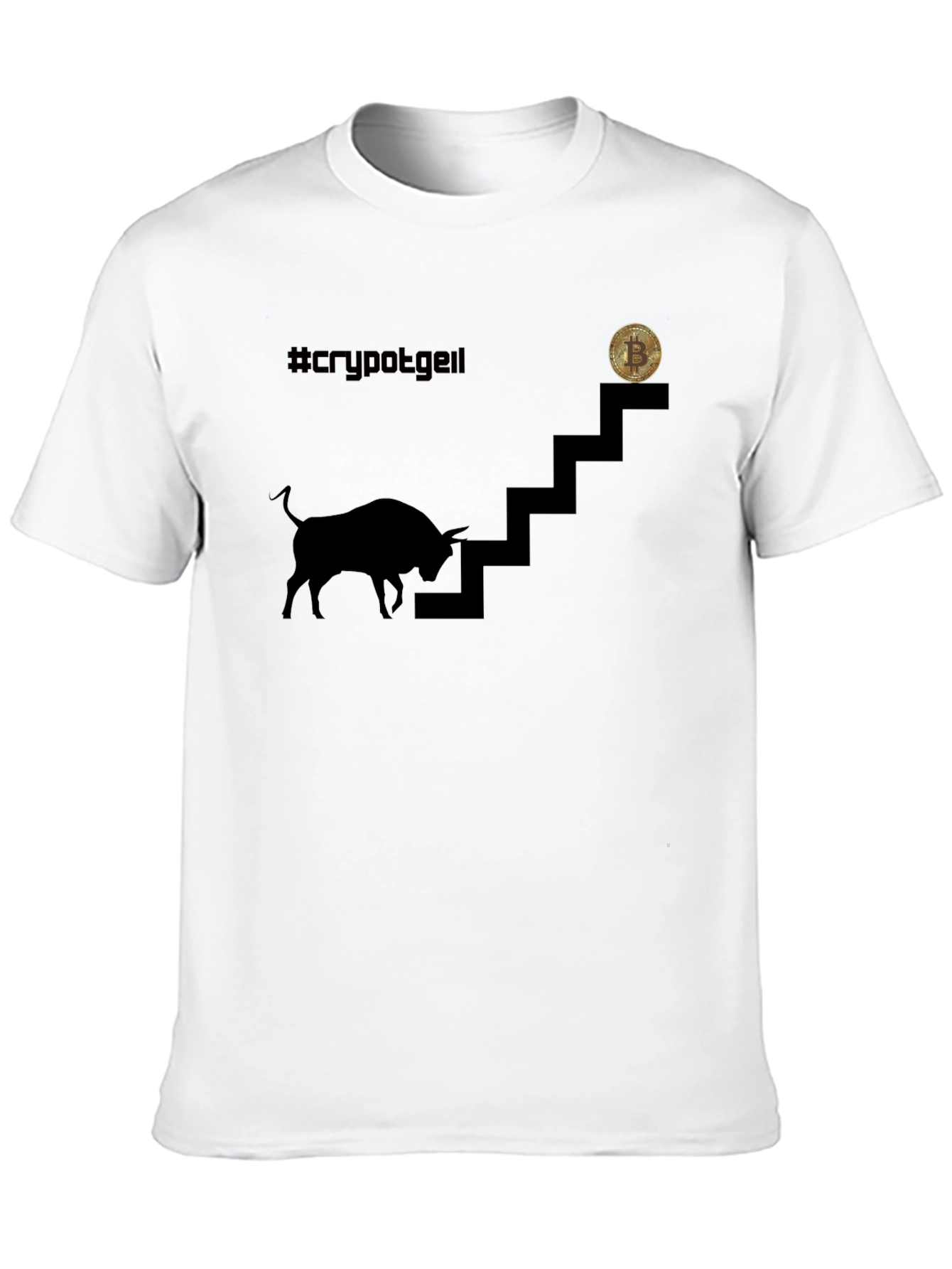 Bitcoin Bull Run Graphic Tee - Crypto Apparel