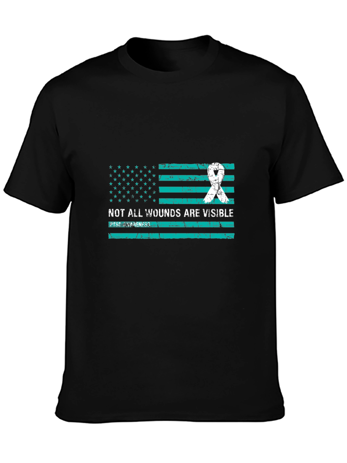 Not All Wounds Are Visible Awareness T-Shirt