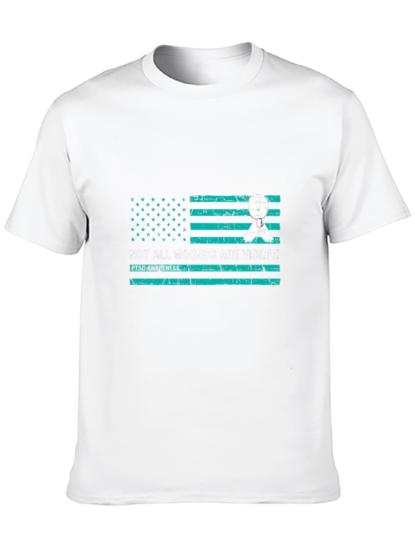 Not All Wounds Are Visible Awareness T-Shirt