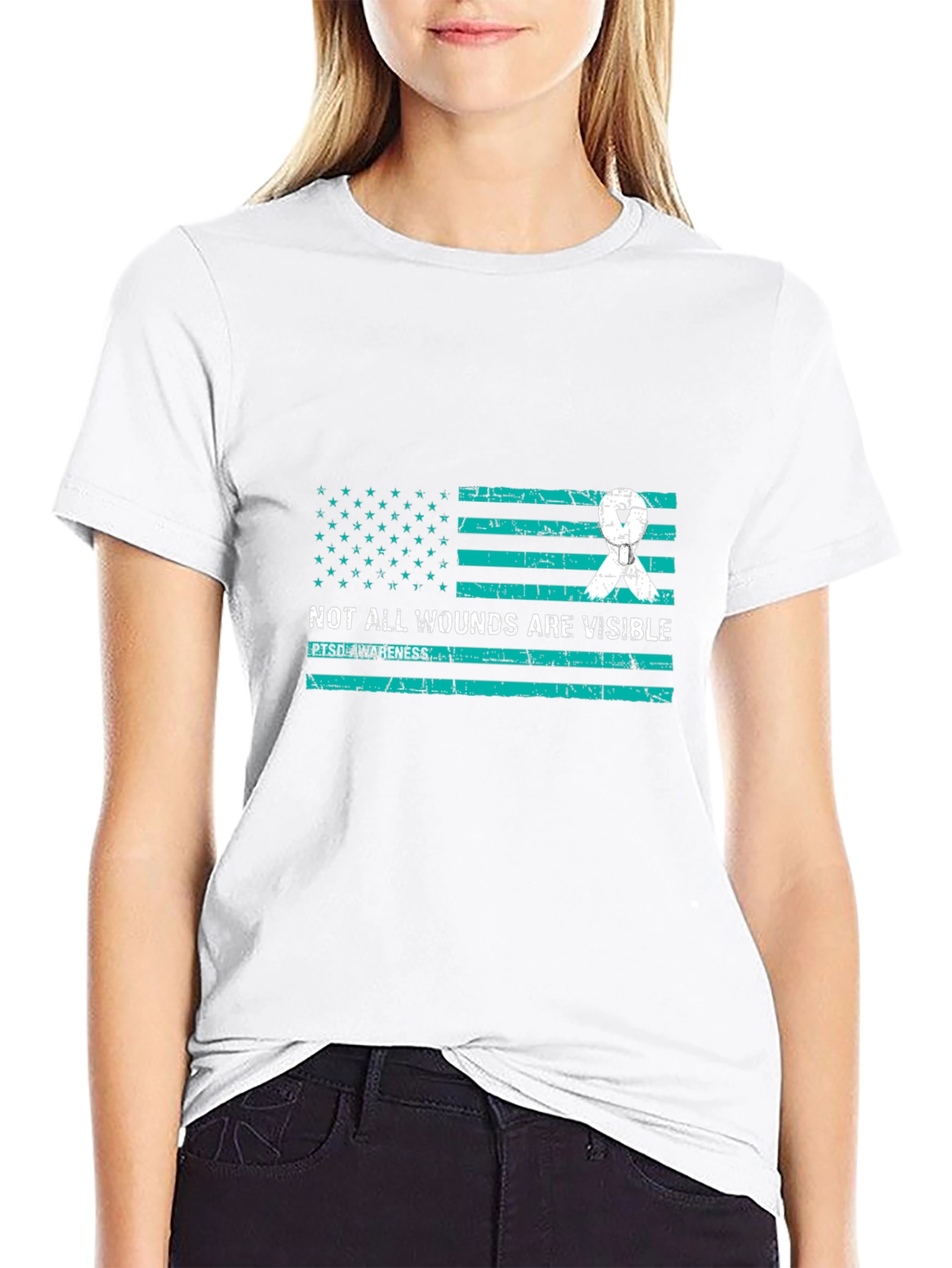 Not All Wounds Are Visible Awareness T-Shirt