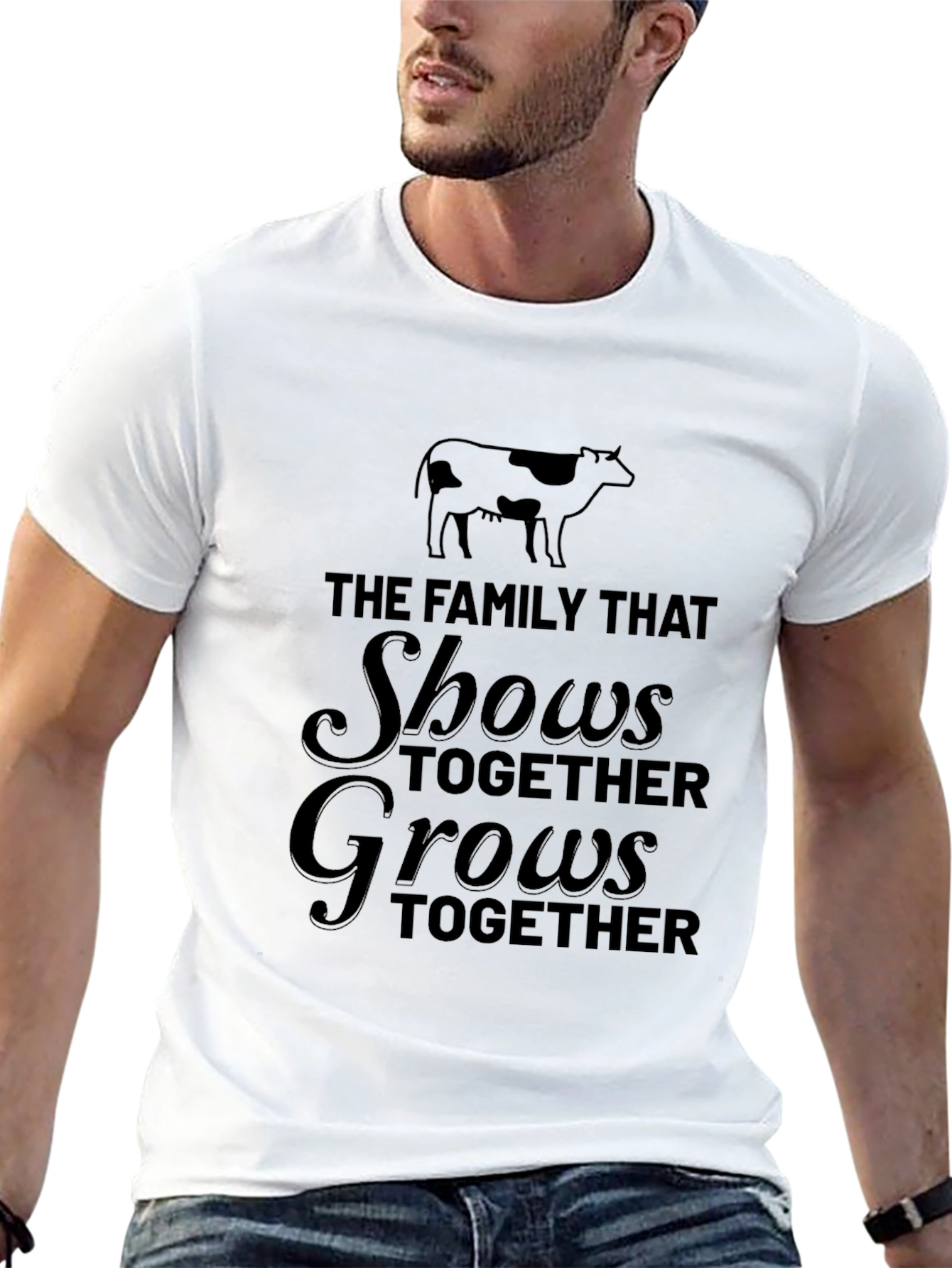 Family Farm Show T-Shirt - Shows Together Grows Together