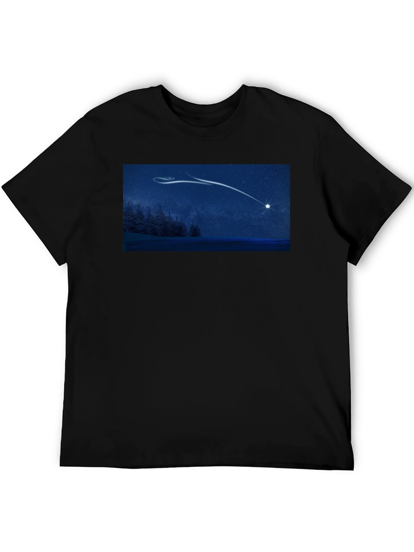 Night Sky Comet Graphic Tee