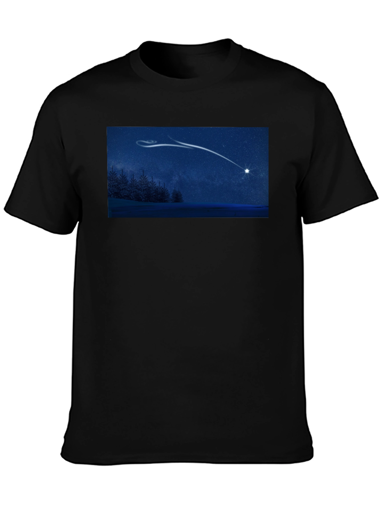 Night Sky Comet Graphic Tee