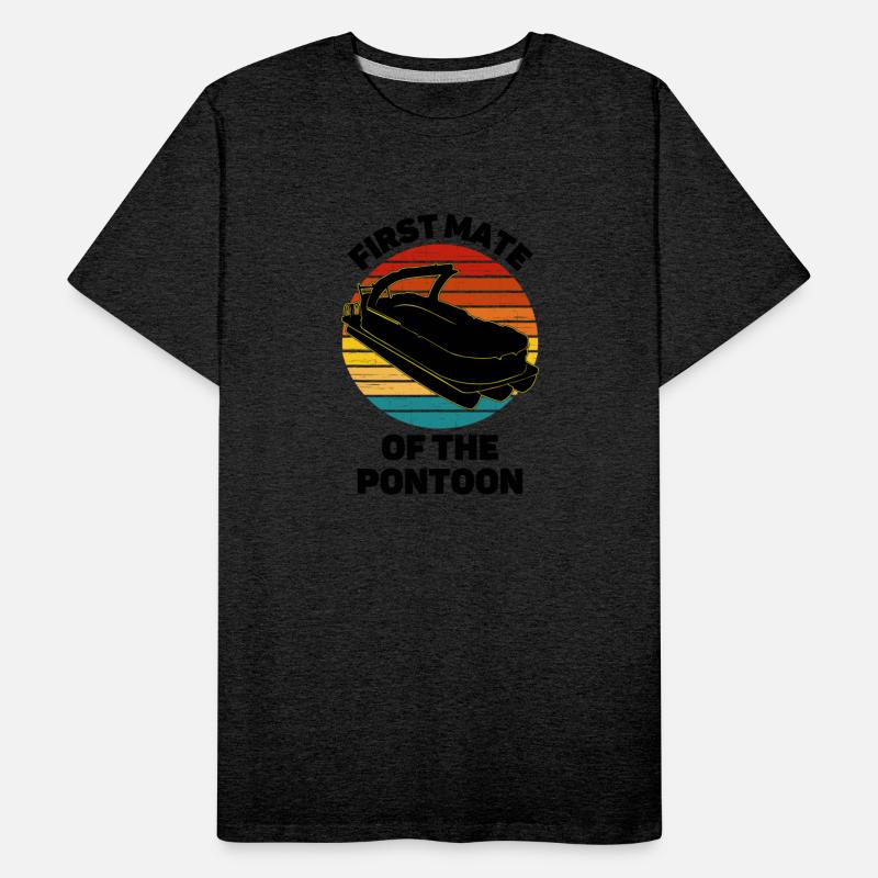 Pontoon Boat Captain - First Mate Funny Vintage