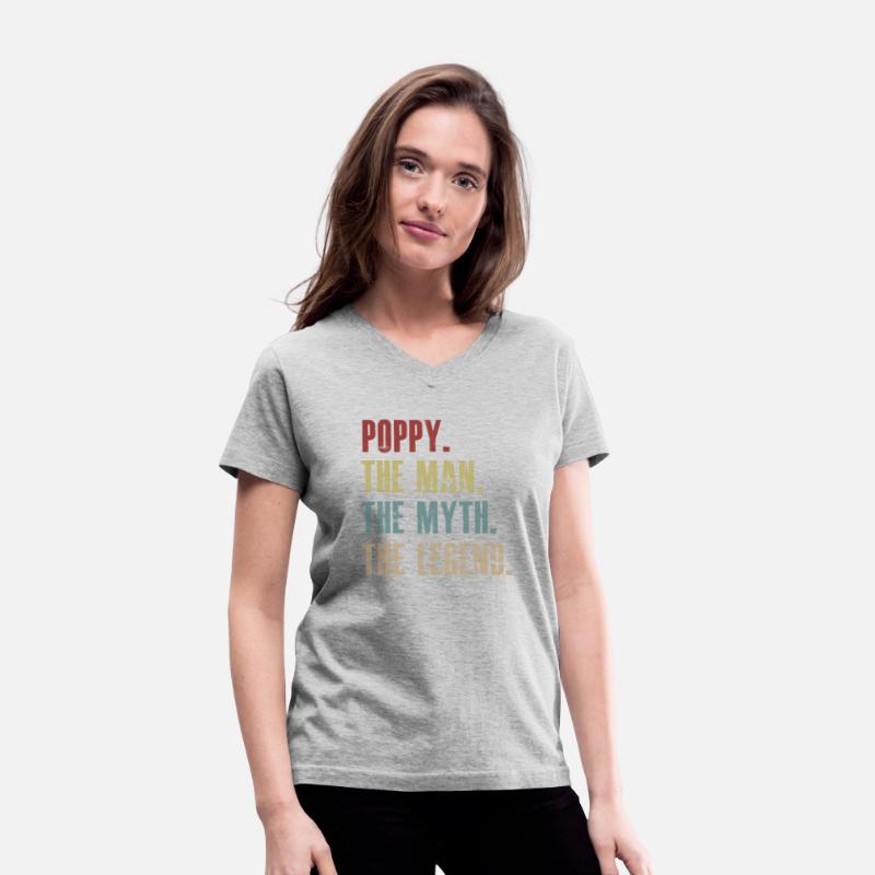Poppy The Man The Myth The Legend T shirt for men