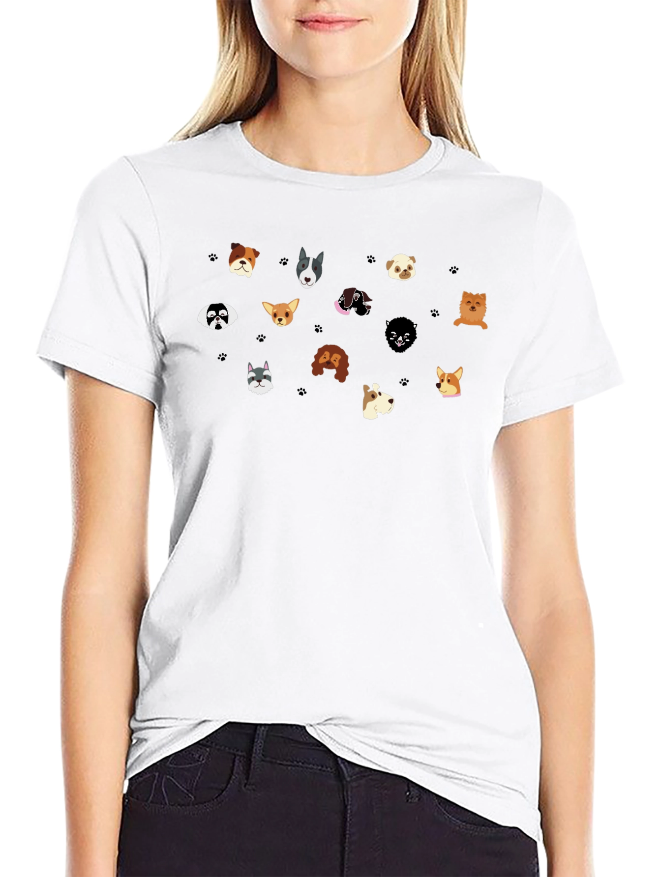 Dog Breed Graphic Tee - Unisex Crew Neck T-Shirt