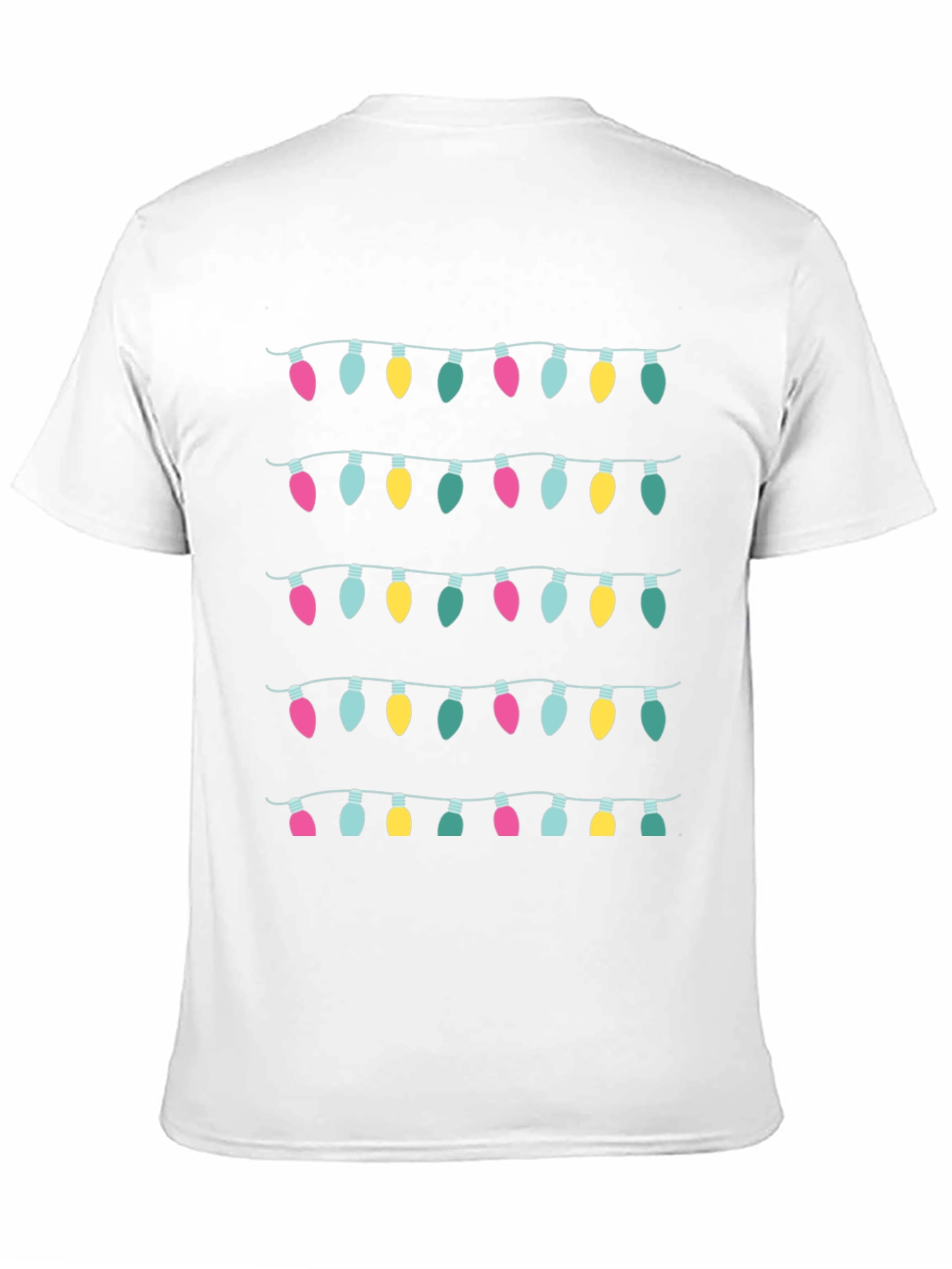 Holiday Lights Graphic Tee - Festive Christmas Shirt
