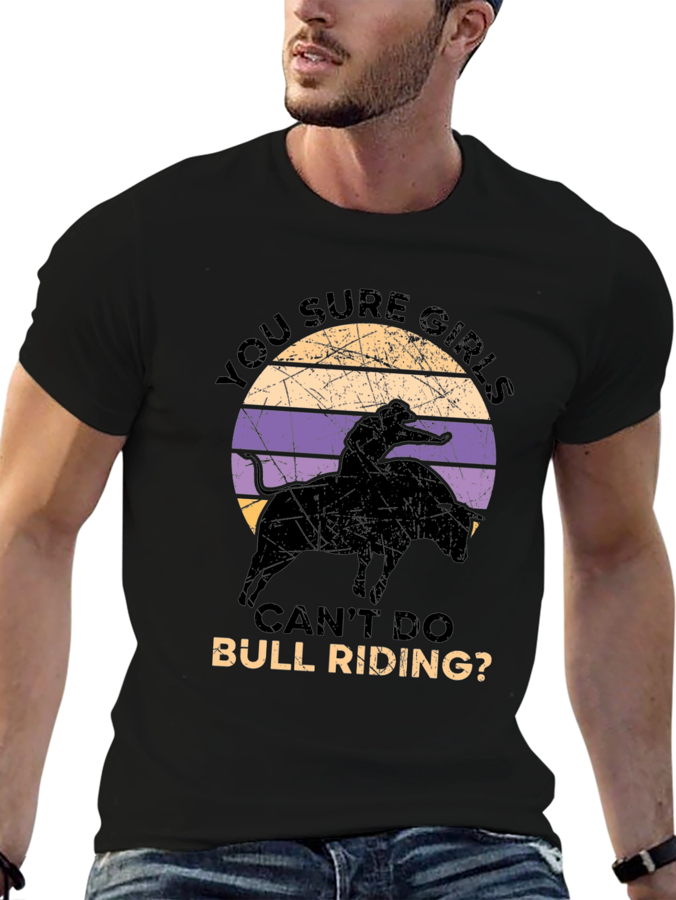 Girls Can Do Bull Riding T-Shirt