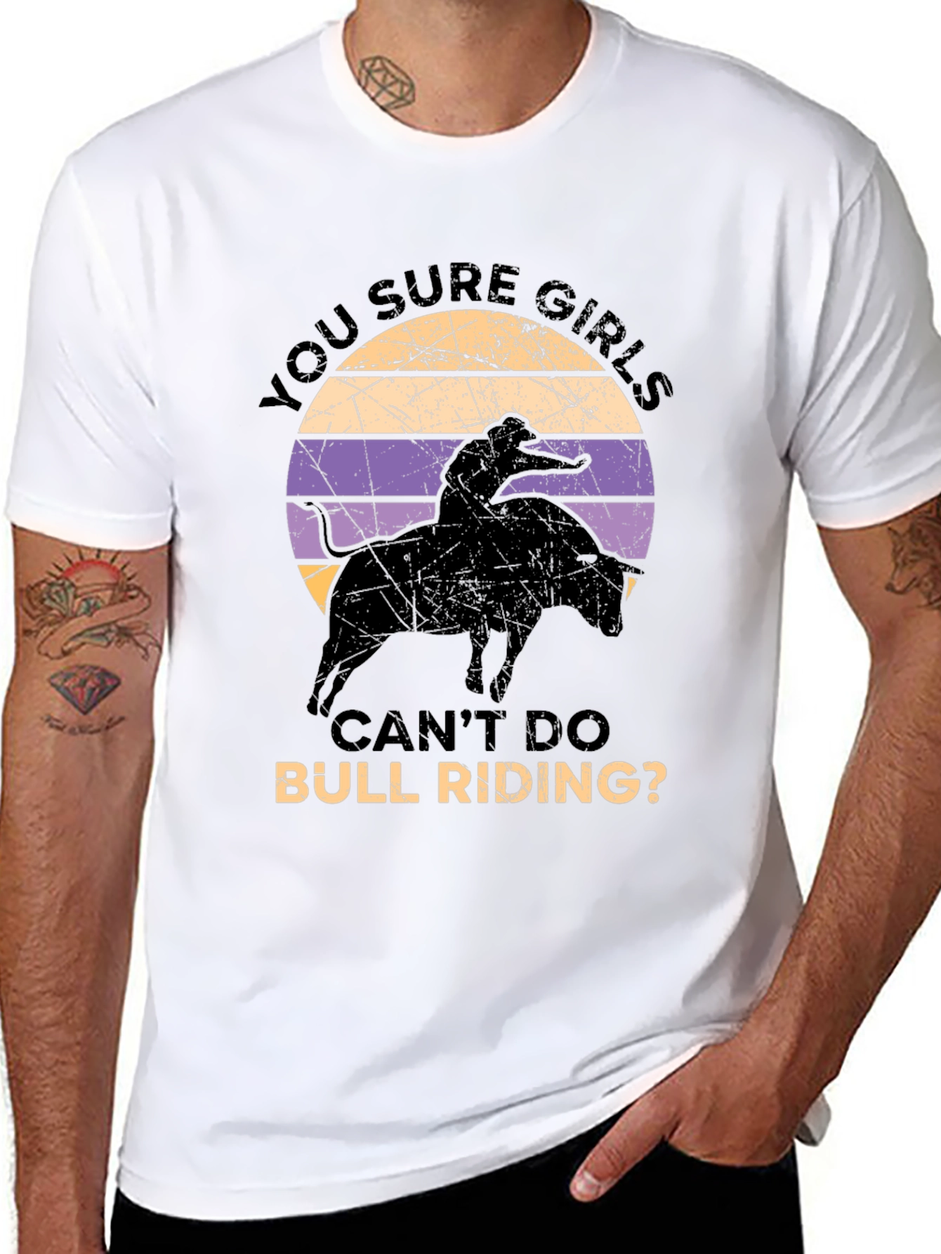 Girls Can Do Bull Riding T-Shirt