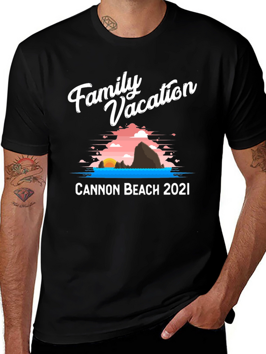 Family Vacation Cannon Beach 2021 T-Shirt