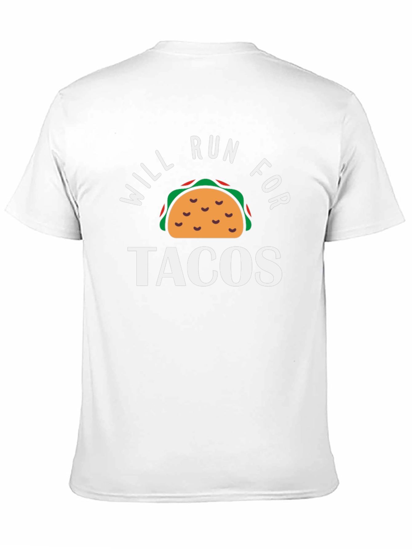 Will Run for Tacos Funny Graphic T-Shirt