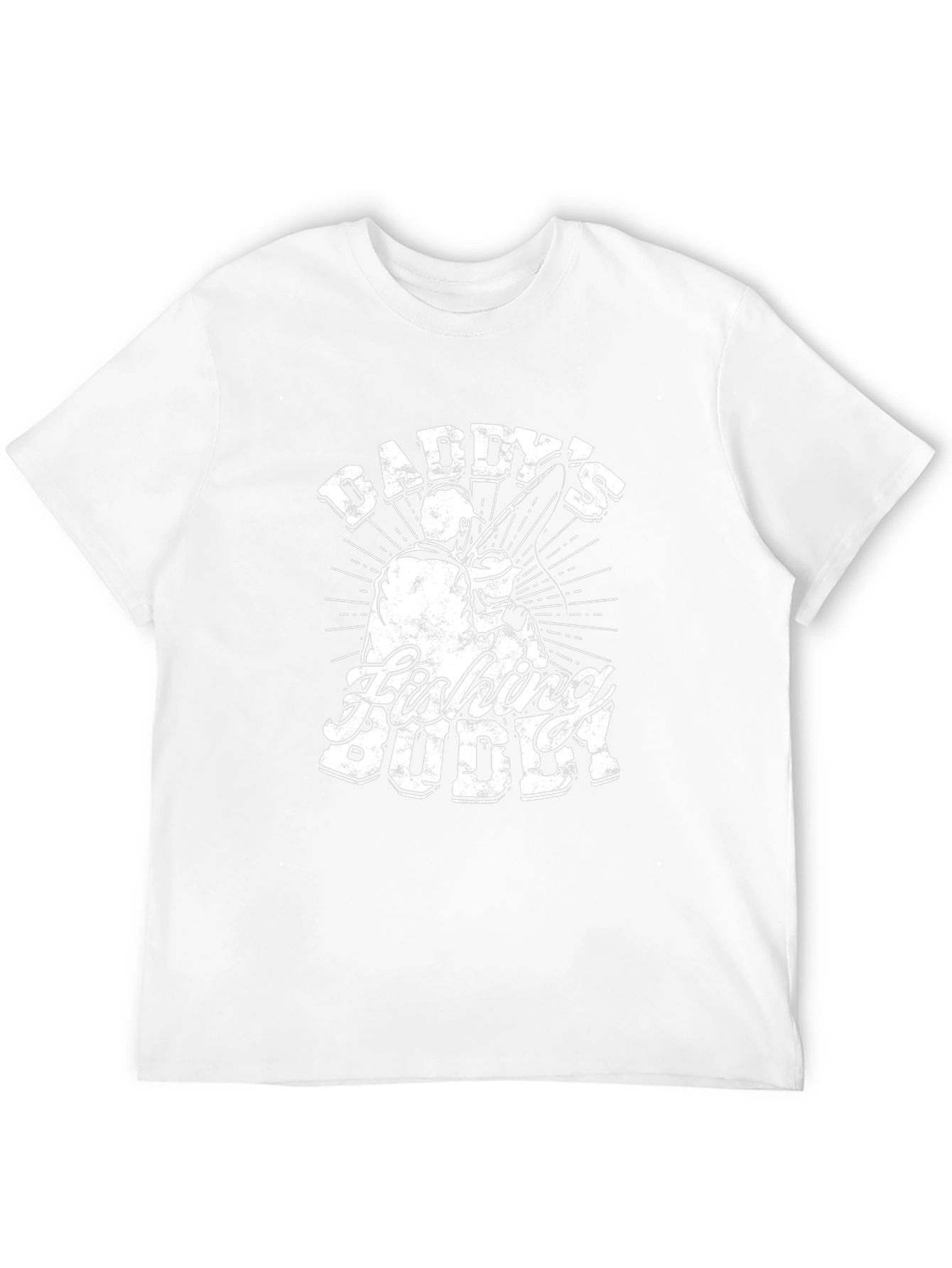 Daddys Fishing Buddy Black T-Shirt