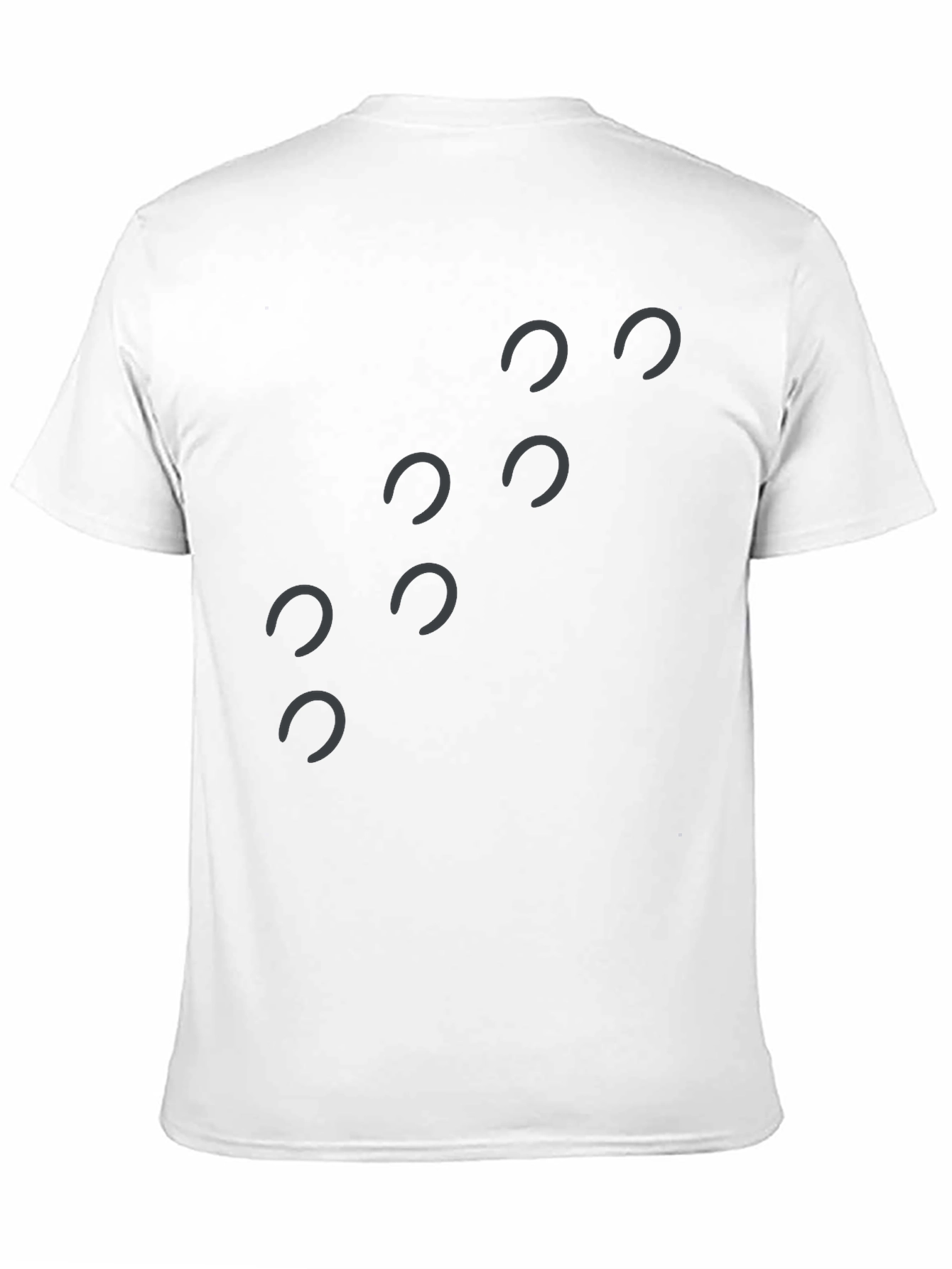 Minimalist Horseshoe Graphic Tee - Black