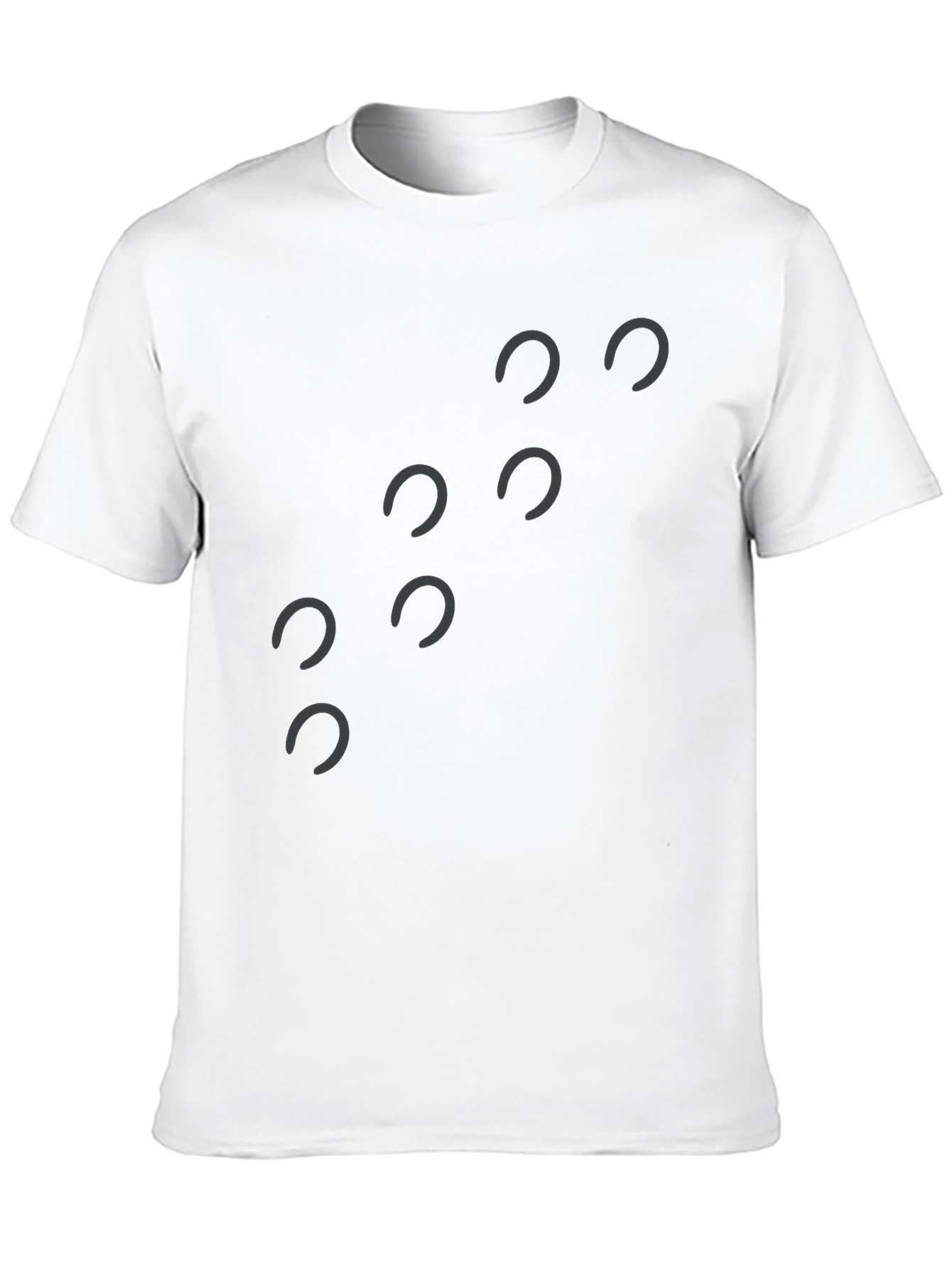 Minimalist Horseshoe Graphic Tee - Black