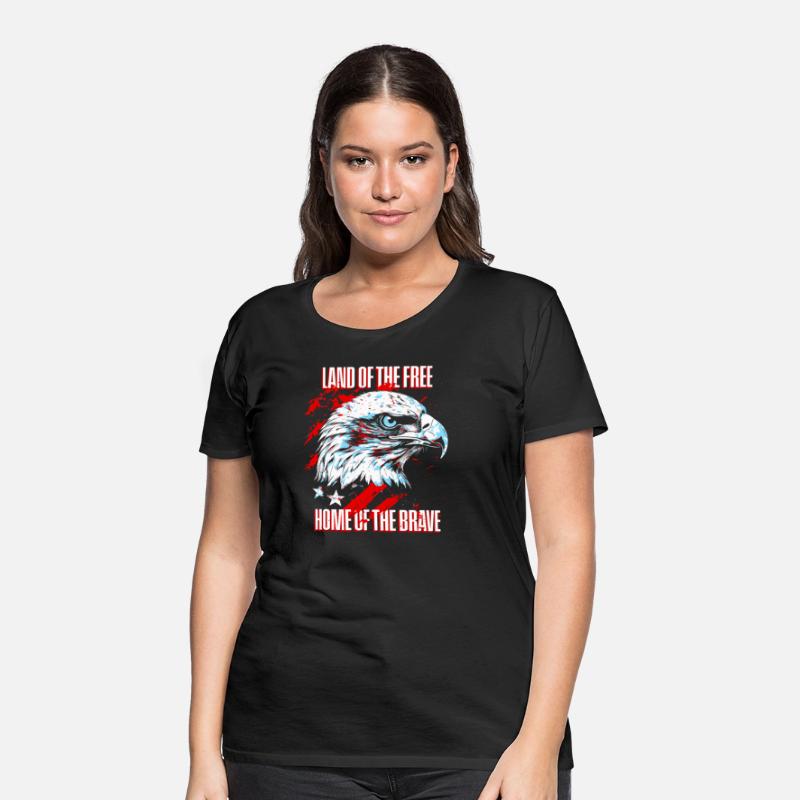 Print - Home of the Brave American Eagle T-shirt