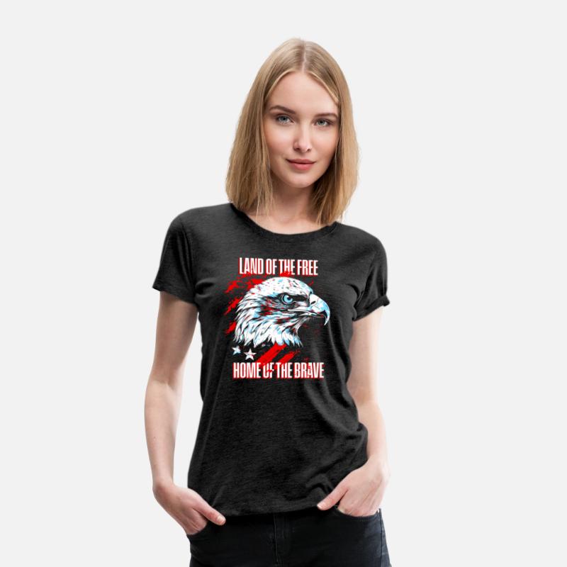 Print - Home of the Brave American Eagle T-shirt