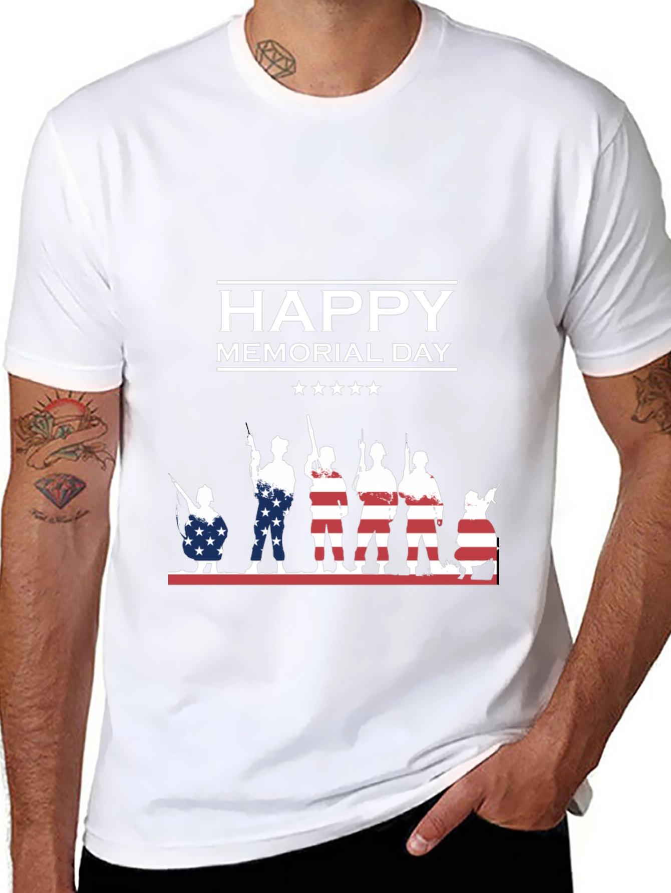 Happy Memorial Day Graphic T-Shirt