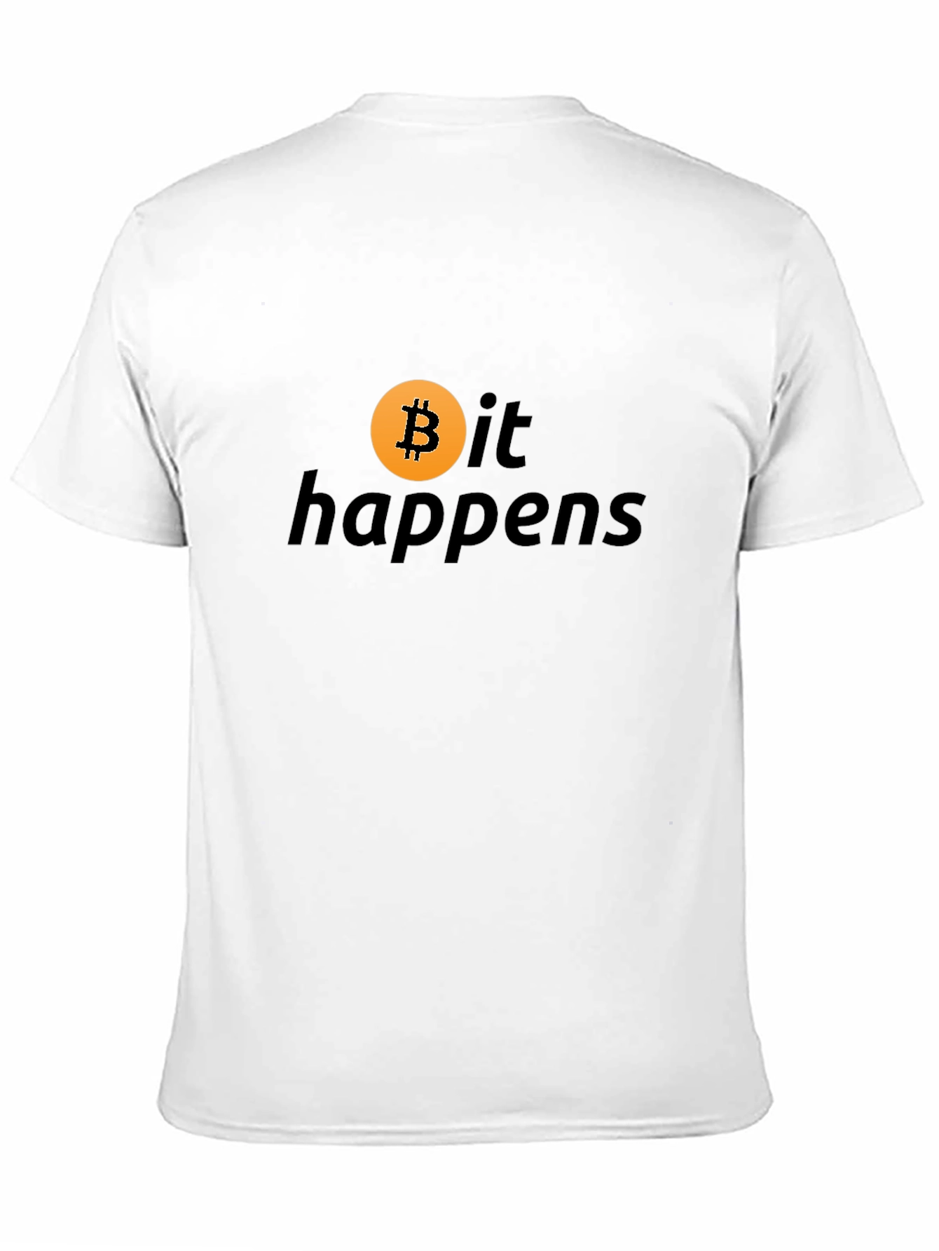 Bitcoin Happens Black T-Shirt Crypto Currency Tee