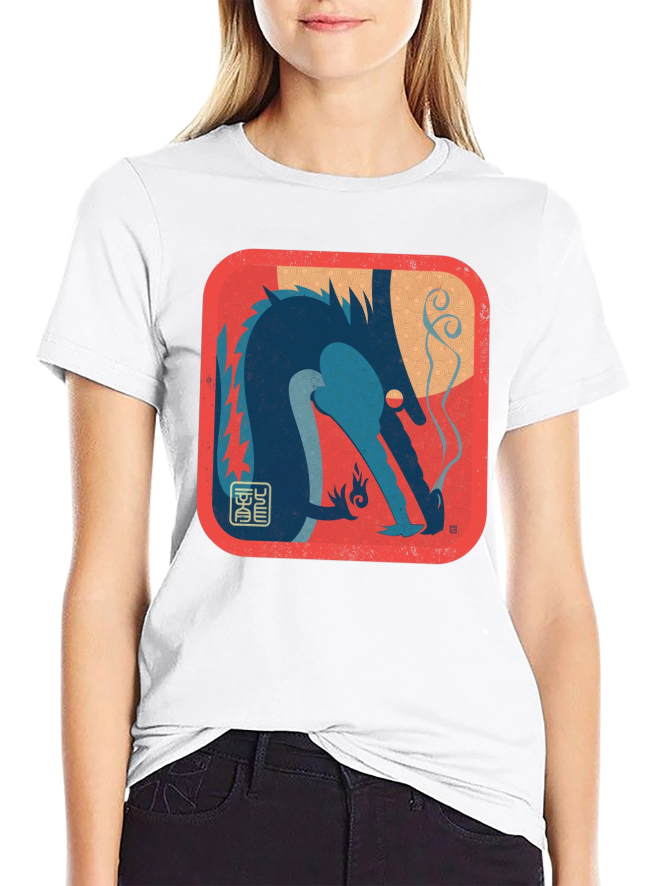 Dragon Graphic Tee - Unique Artistic Design