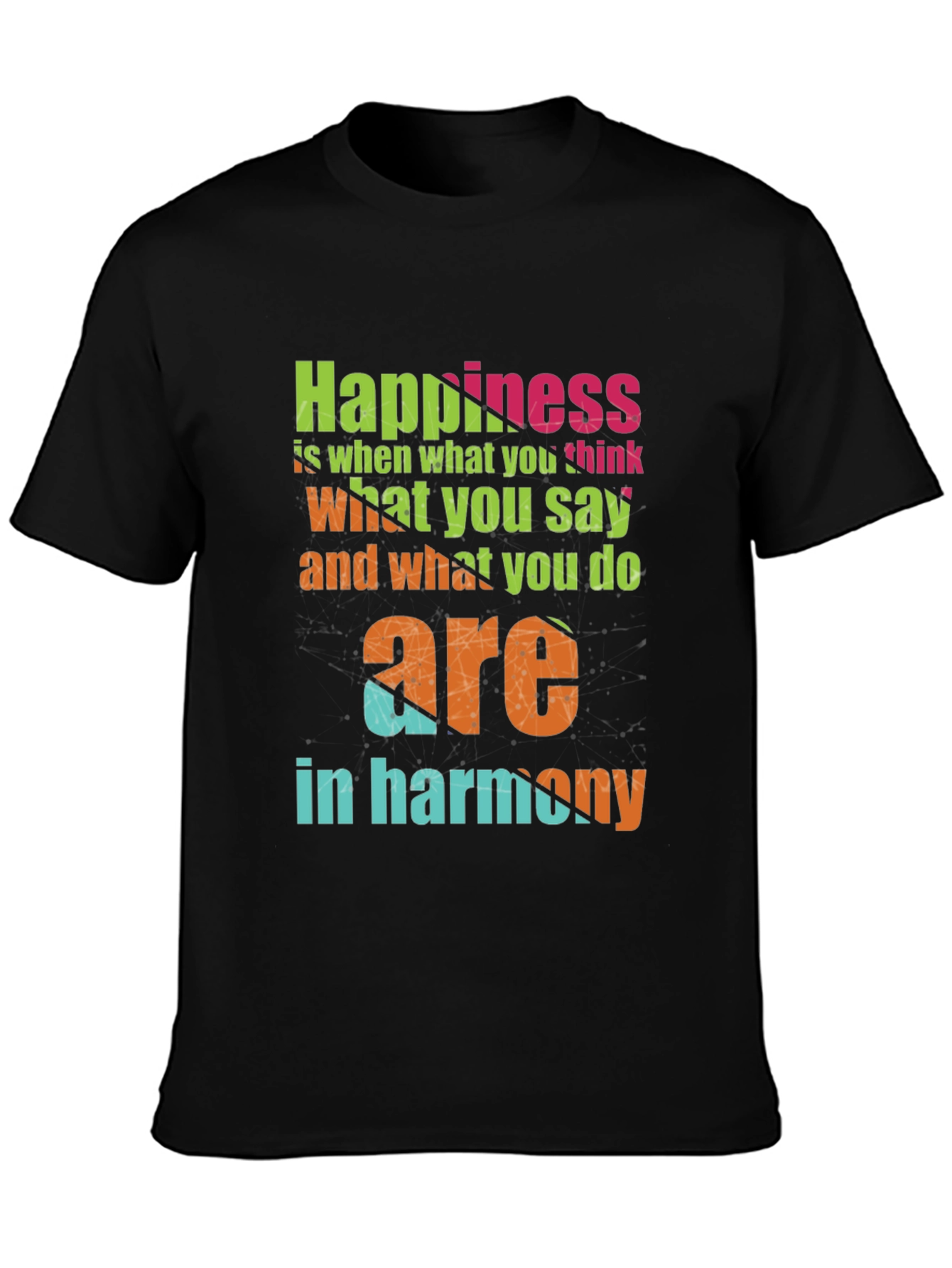 Happiness Harmony Graphic T-Shirt